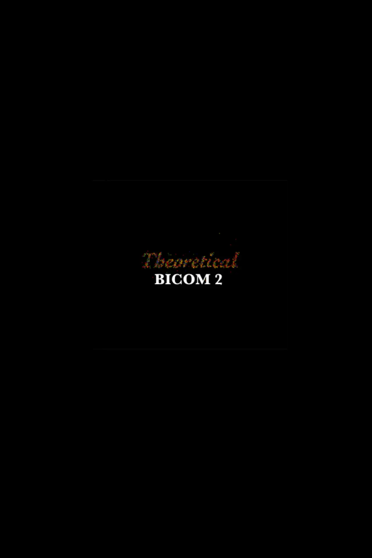 Plakat filmowy "Theoretical: BICOM 2"