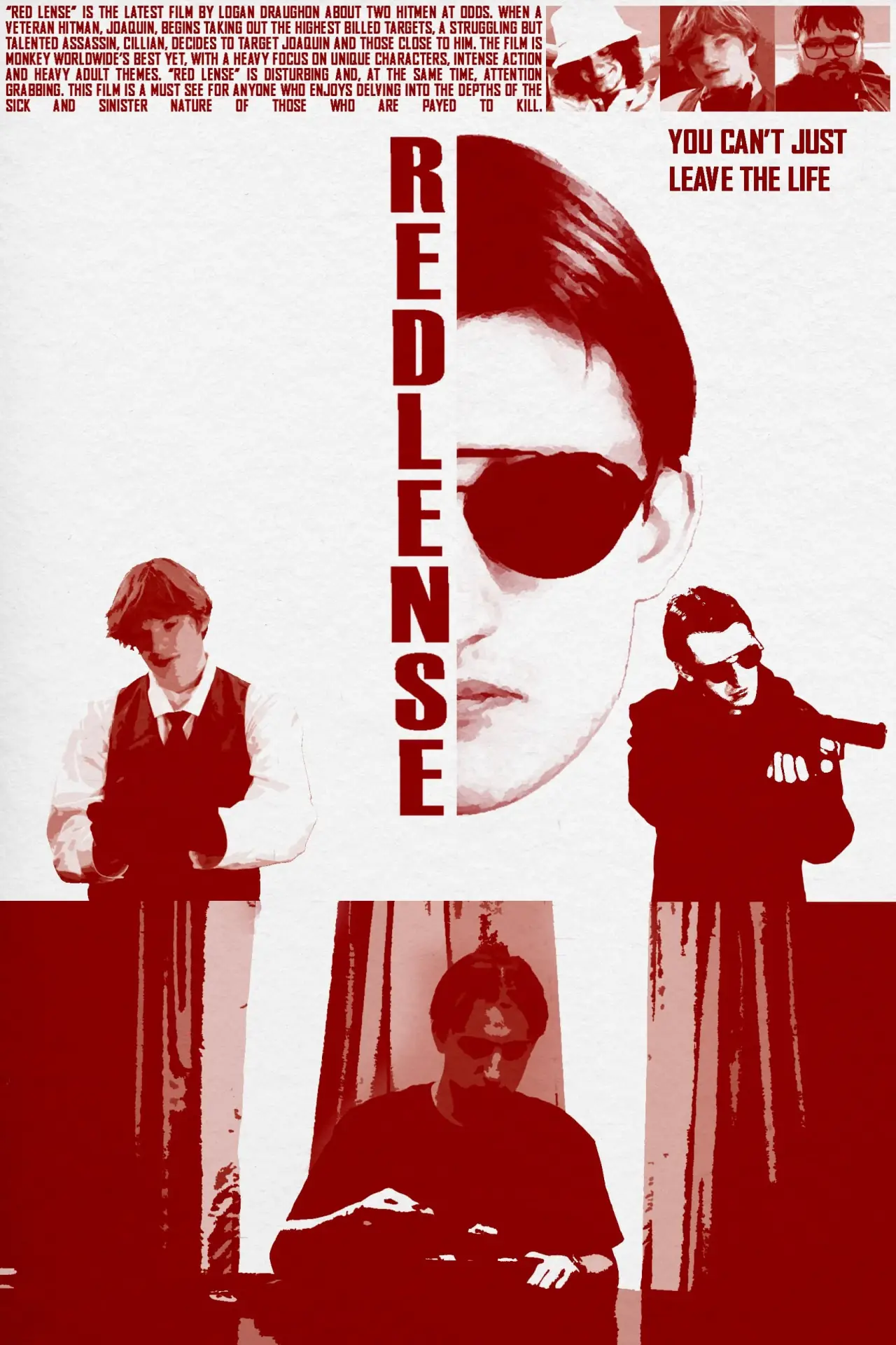 Plakat filmowy "Red Lense"