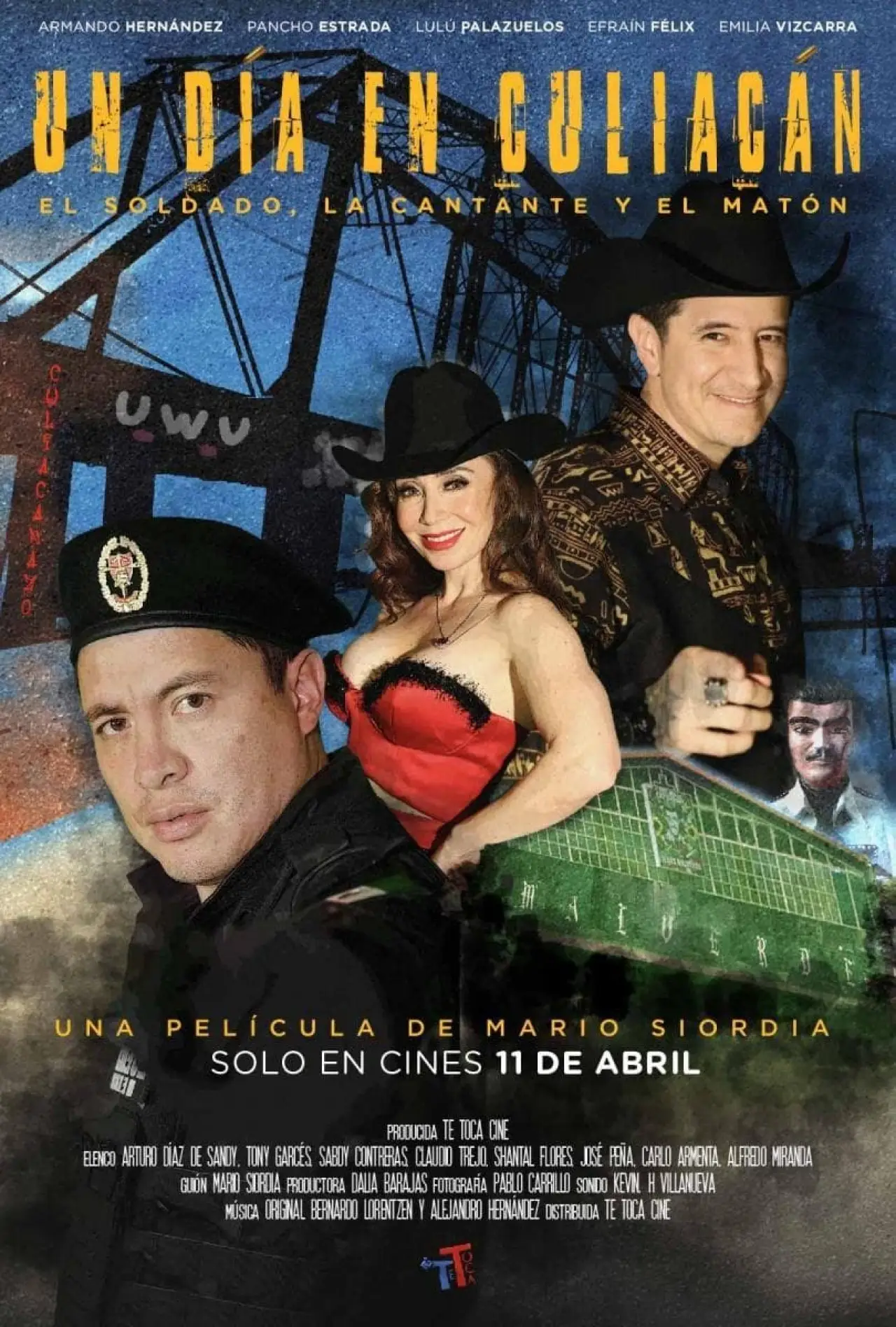Plakat filmowy "Un día en Culiacán"