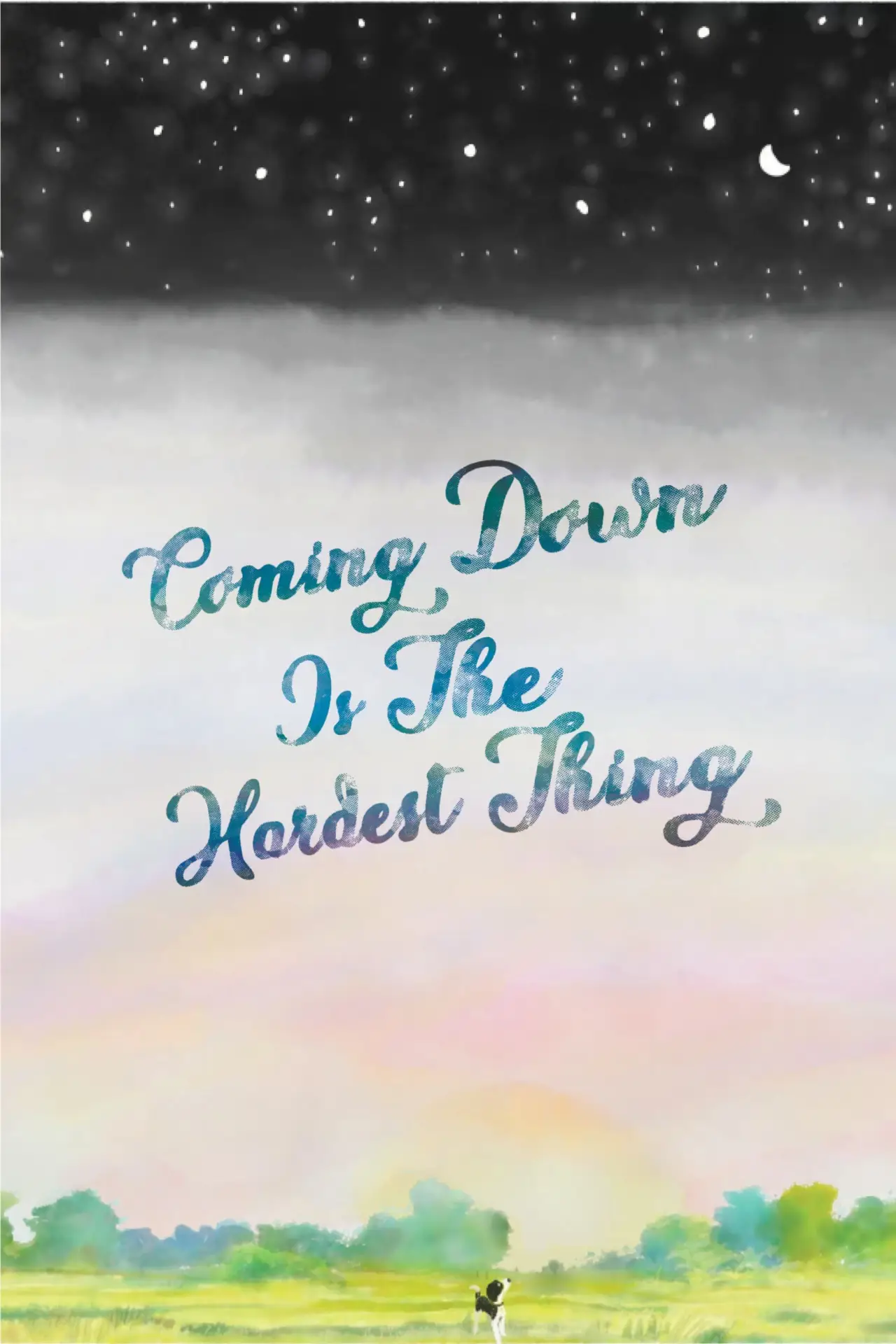 Plakat filmowy "Coming Down Is The Hardest Thing"