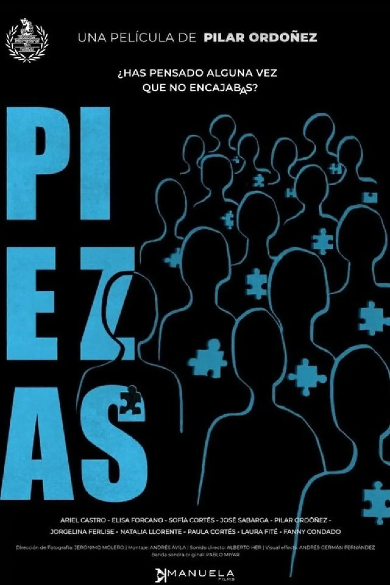 Plakat filmowy "Piezas"