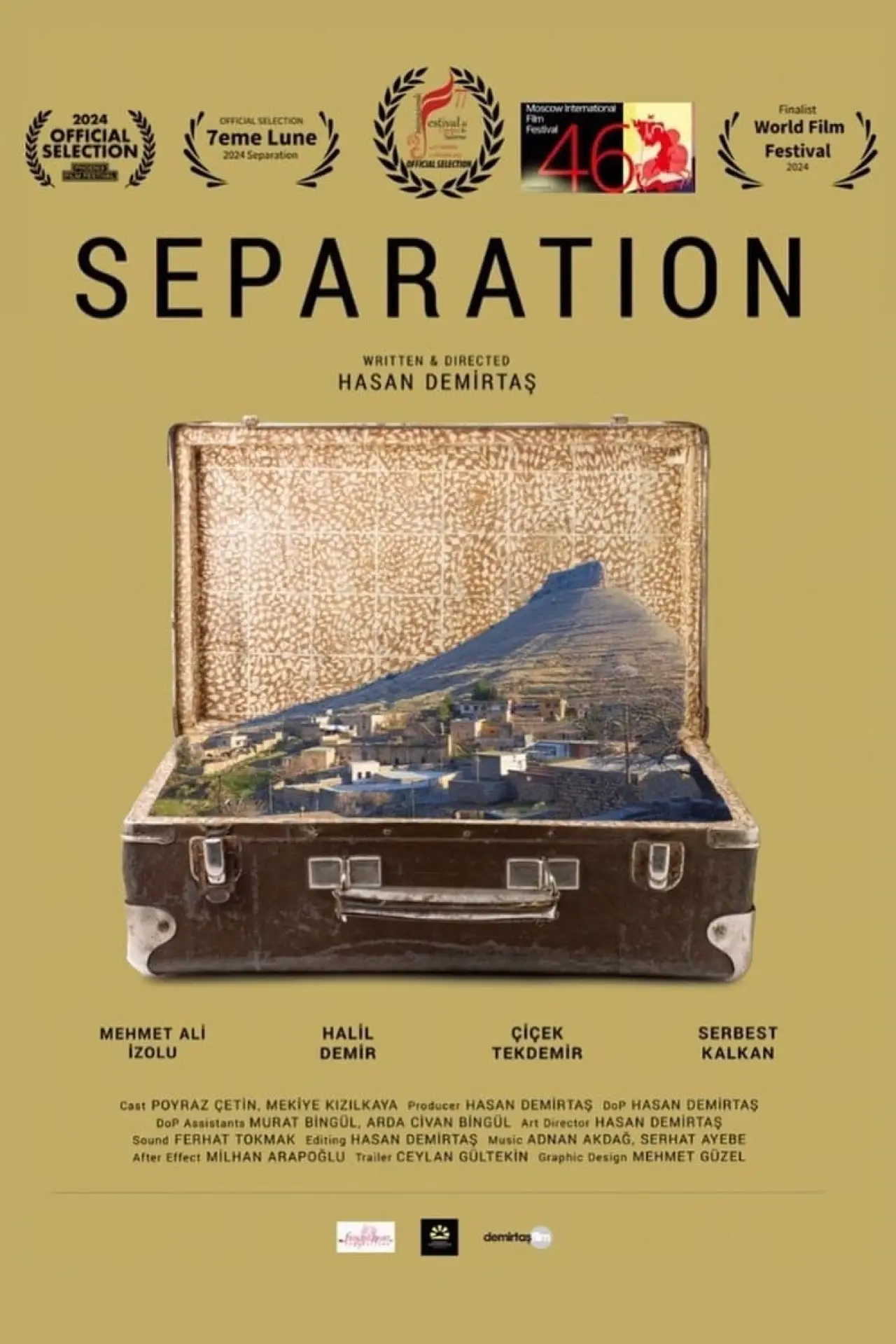 Plakat filmowy "Veqetîn"