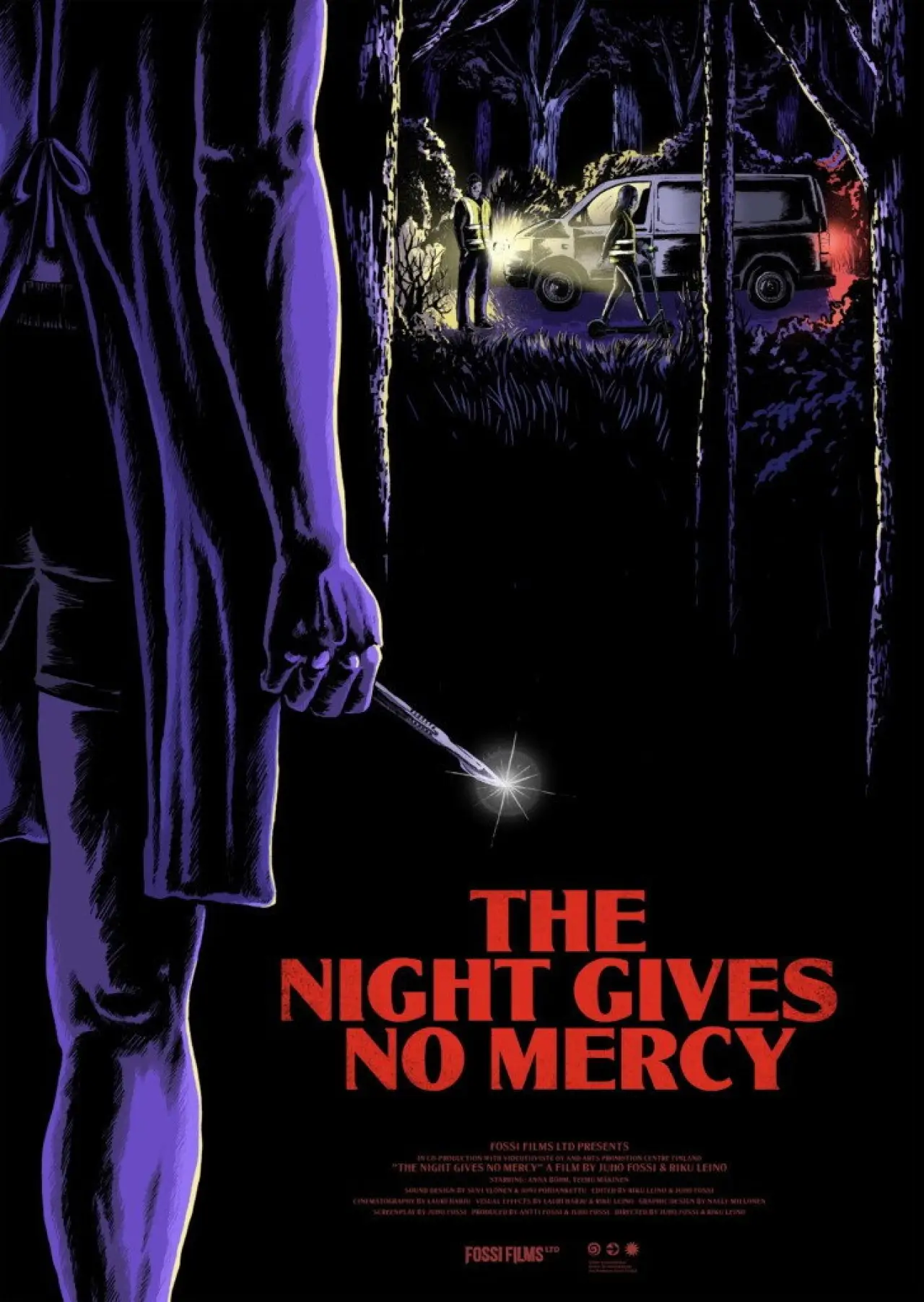Plakat filmowy "Yö ei anna armoa"