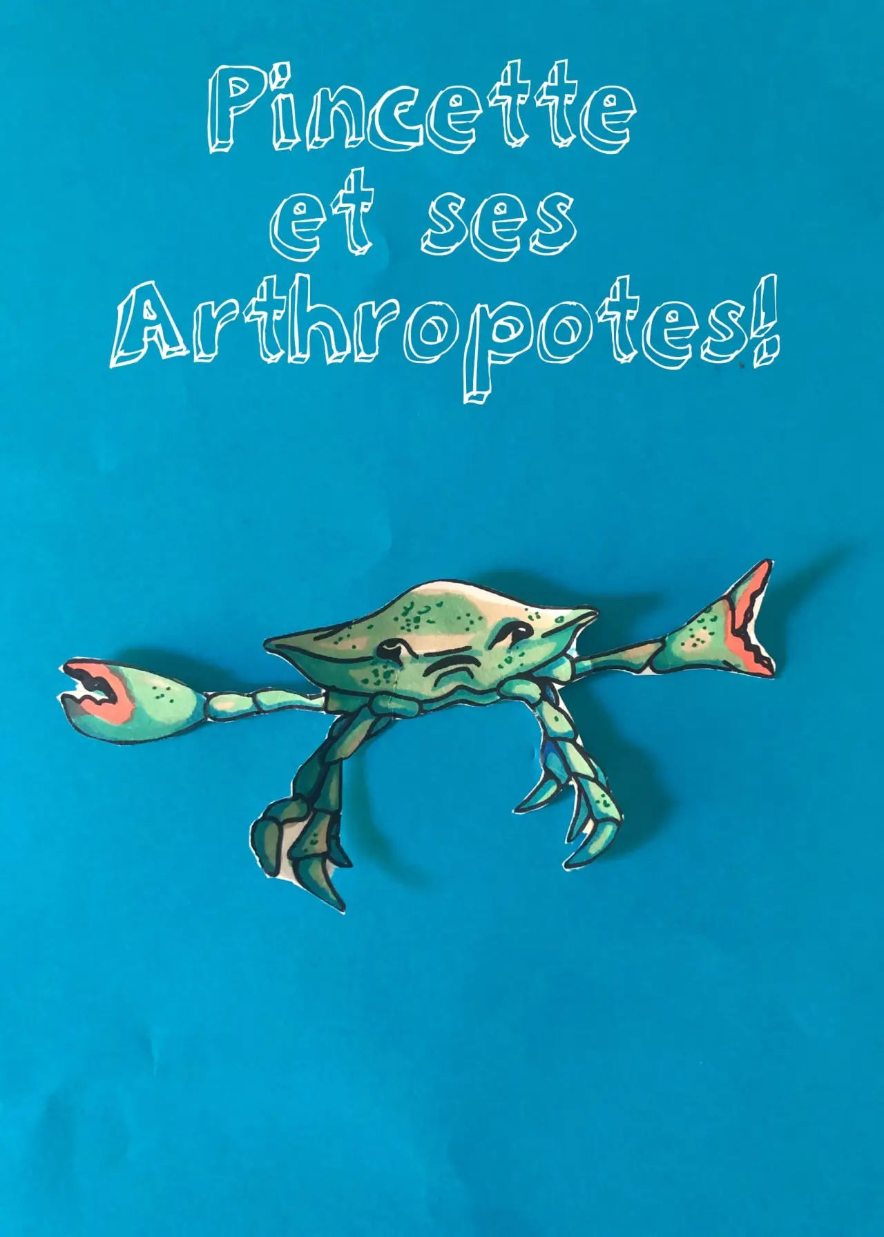 Plakat filmowy "Le Crabe bleu"