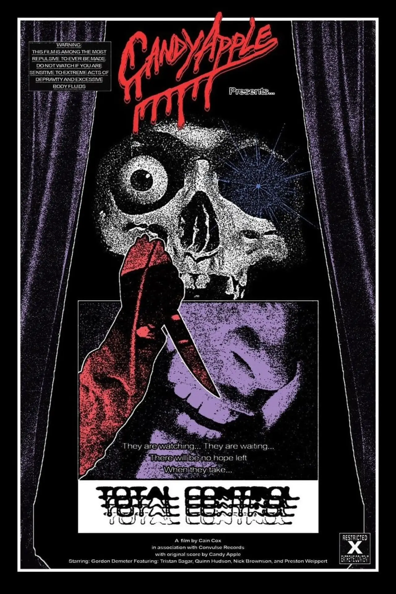 Plakat filmowy "Candy Apple Presents: Total Control"