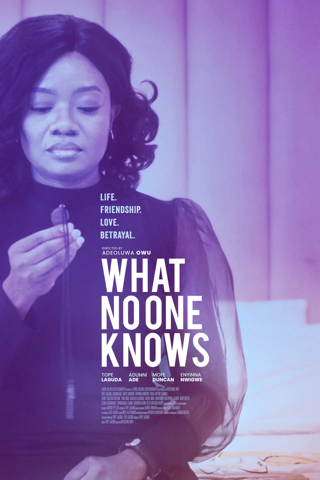 Plakat filmowy "What No One Knows"