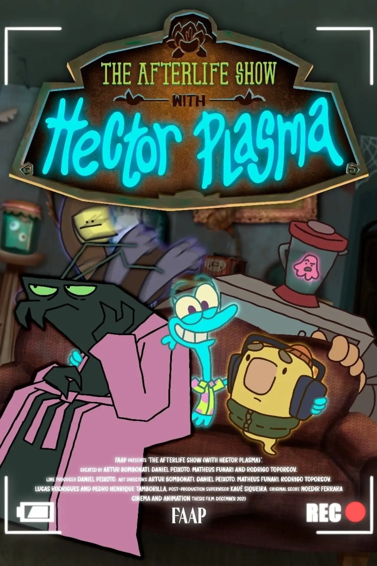 Plakat filmowy "O Fantástico Pós-Vida (Com Hector Plasma)"