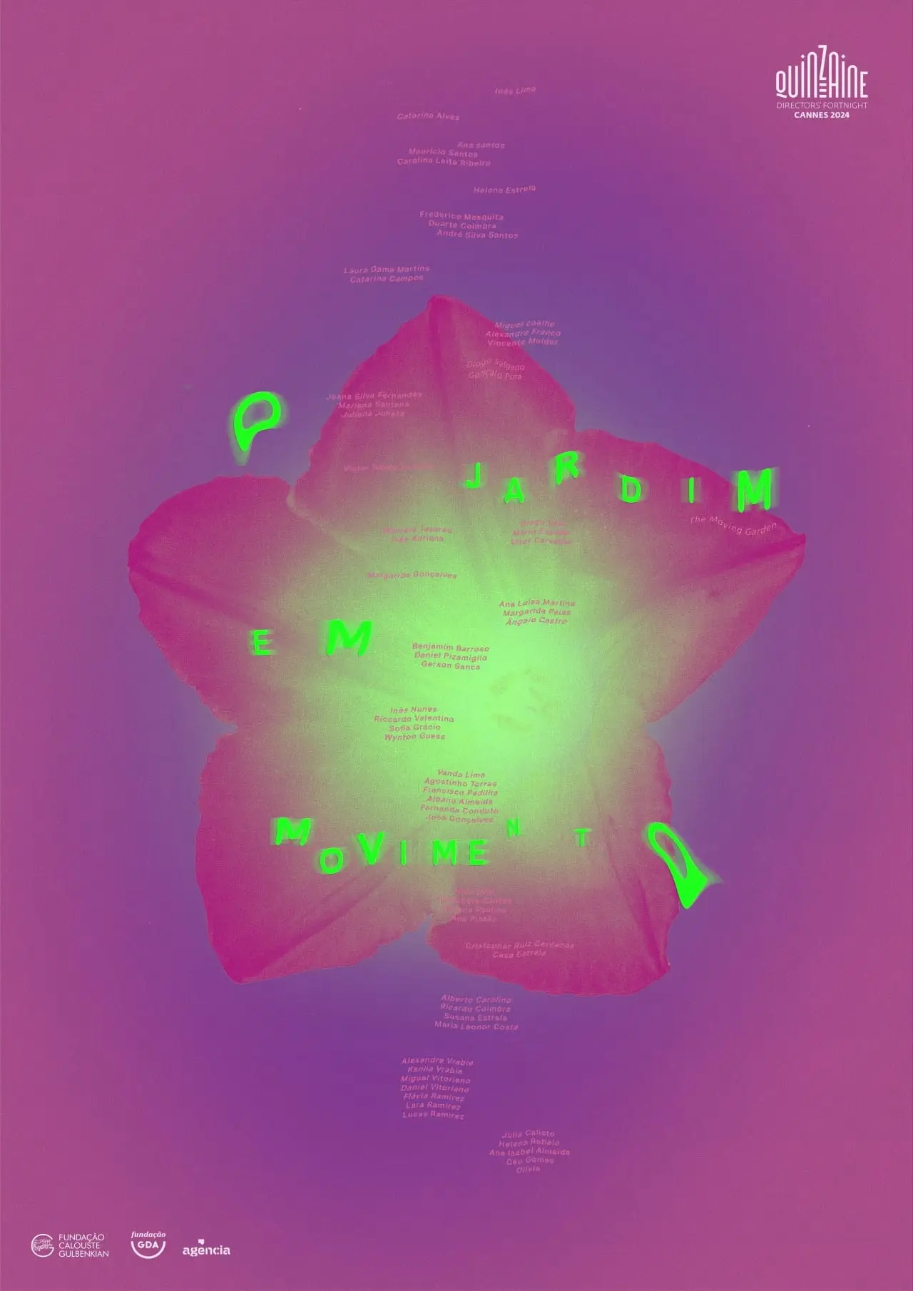 Plakat filmowy "O Jardim em Movimento"
