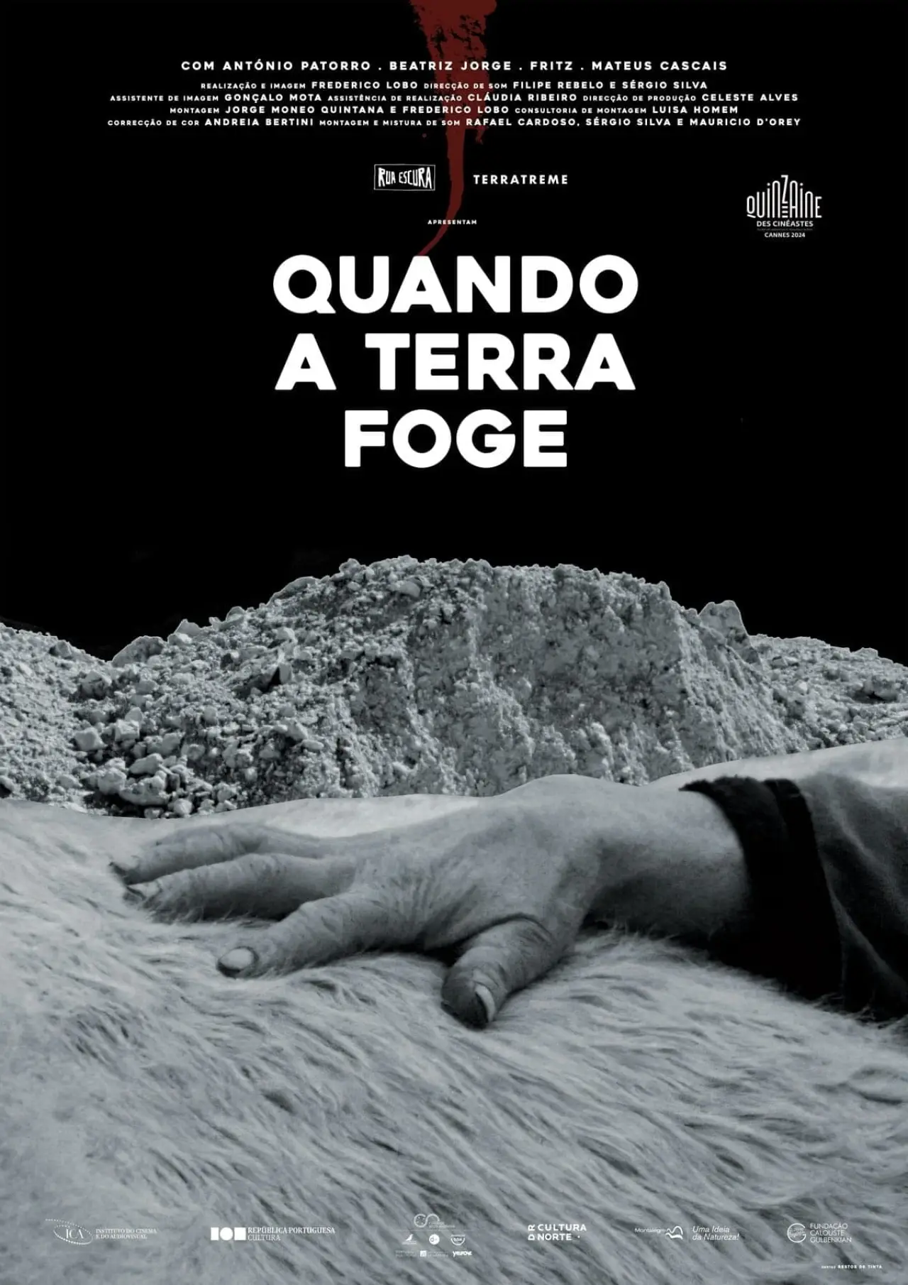 Plakat filmowy "Quando a terra foge"