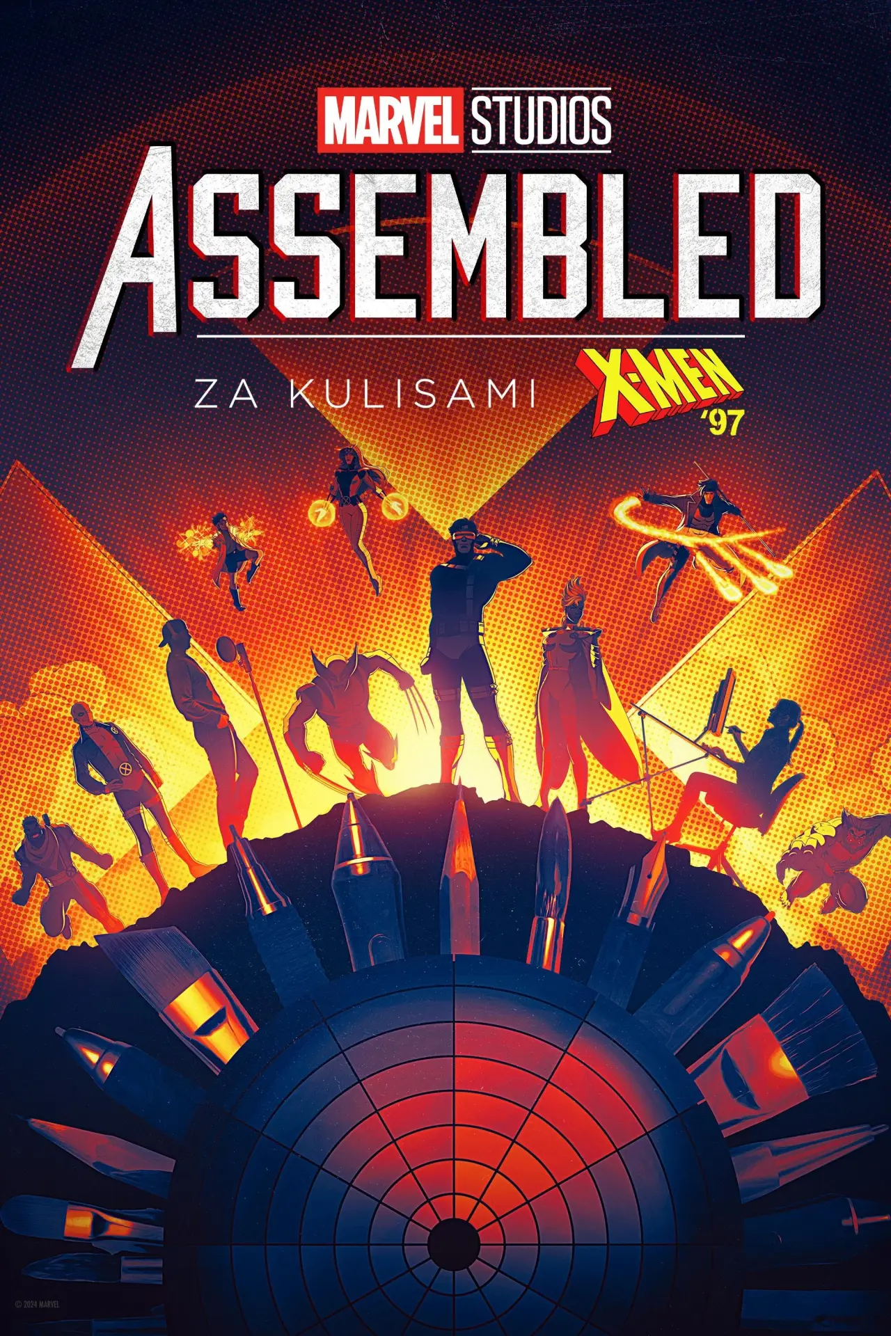Plakat filmowy "Assembled: Za kulisami X-Men 