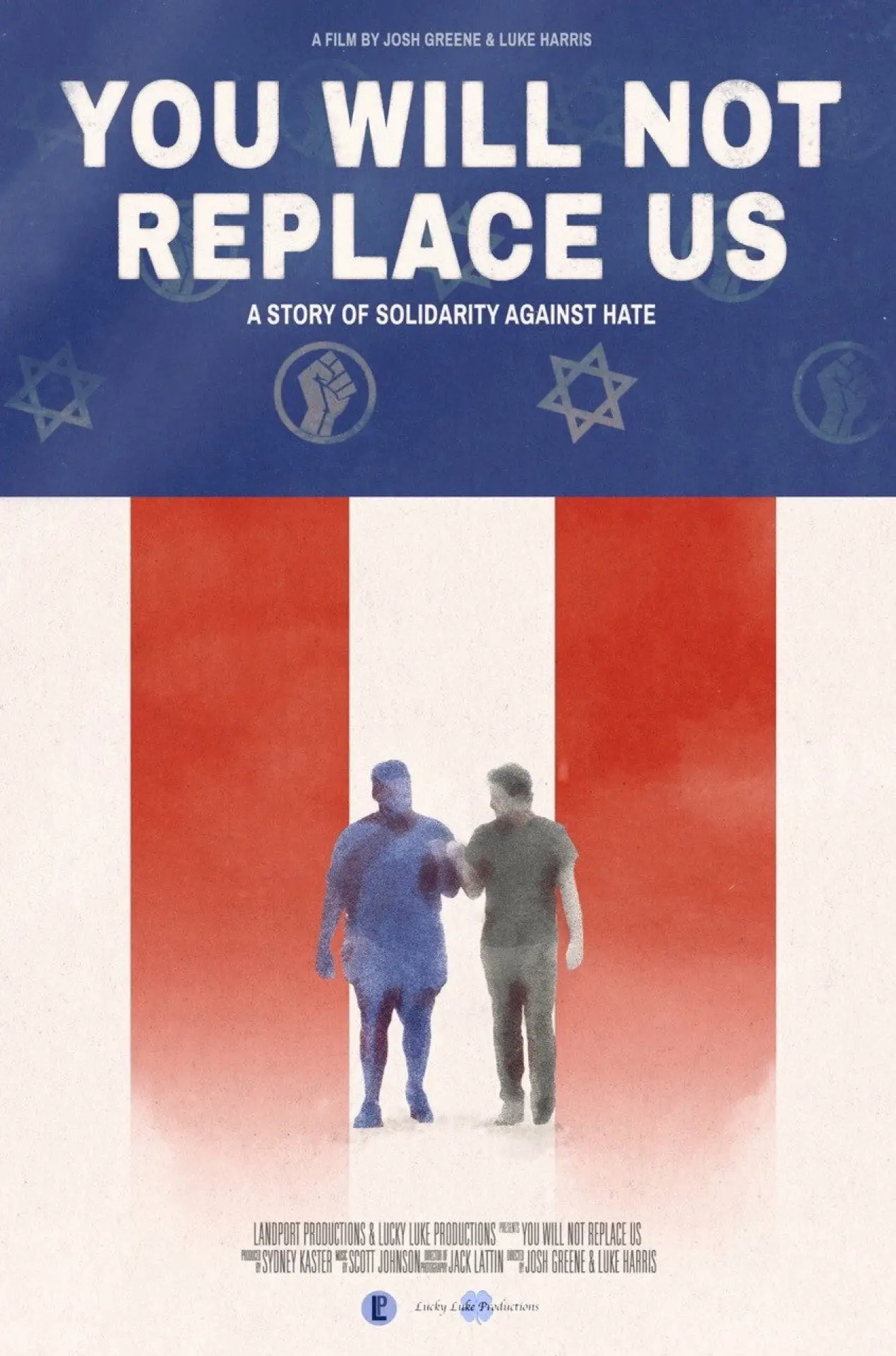 Plakat filmowy "YOU WILL NOT REPLACE US"