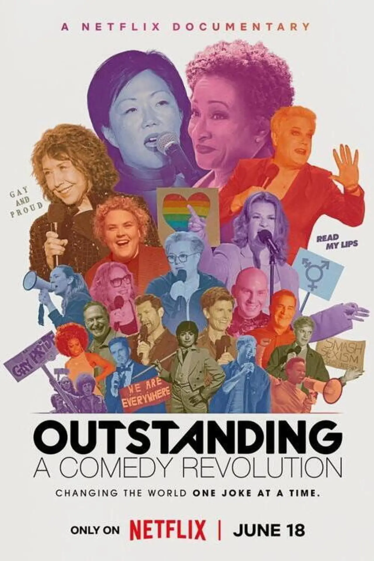 Plakat filmowy "Outstanding: A Comedy Revolution"