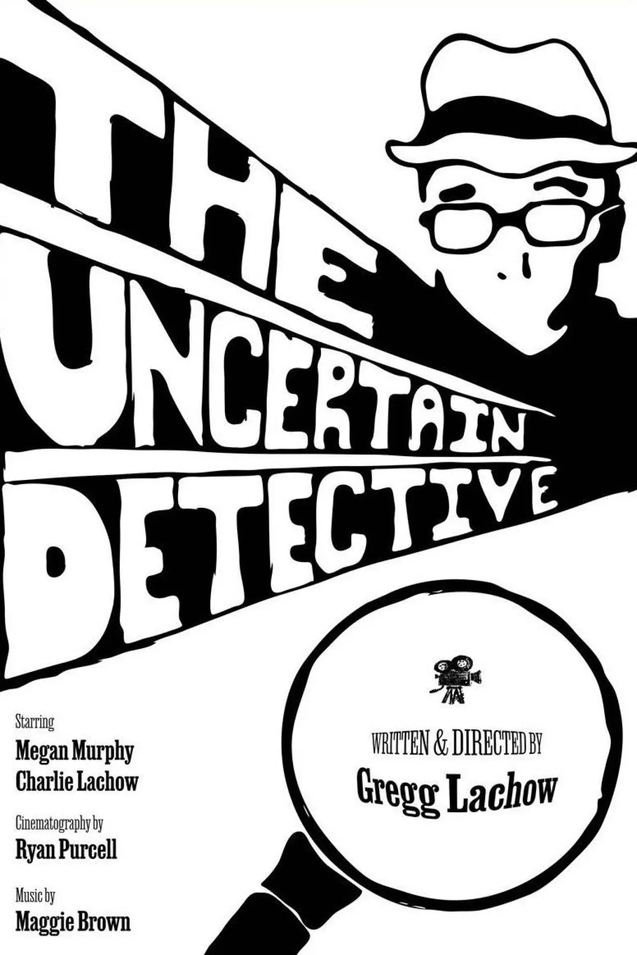 Plakat filmowy "The Uncertain Detective"