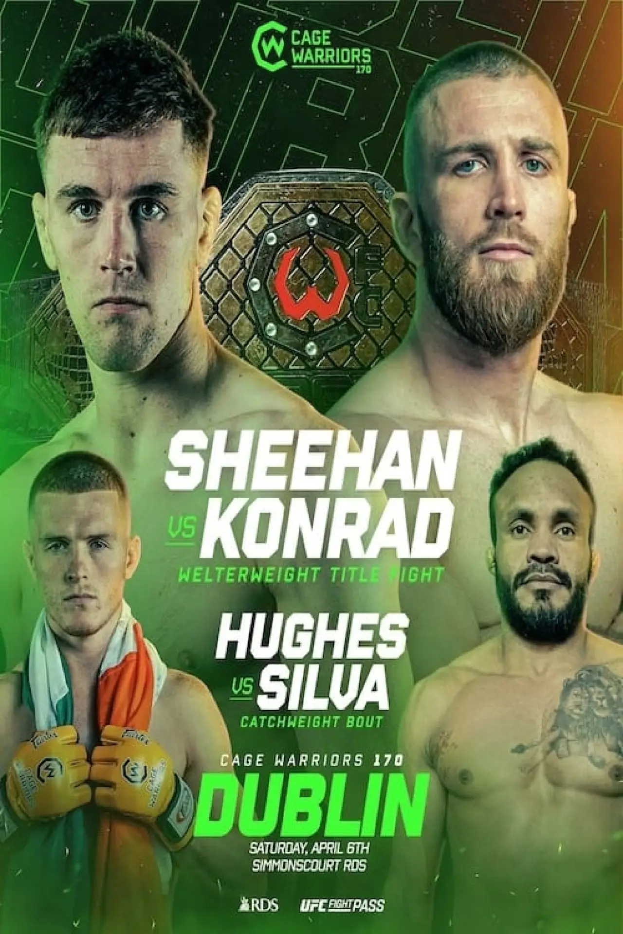 Plakat filmowy "Cage Warriors 170: Dublin"