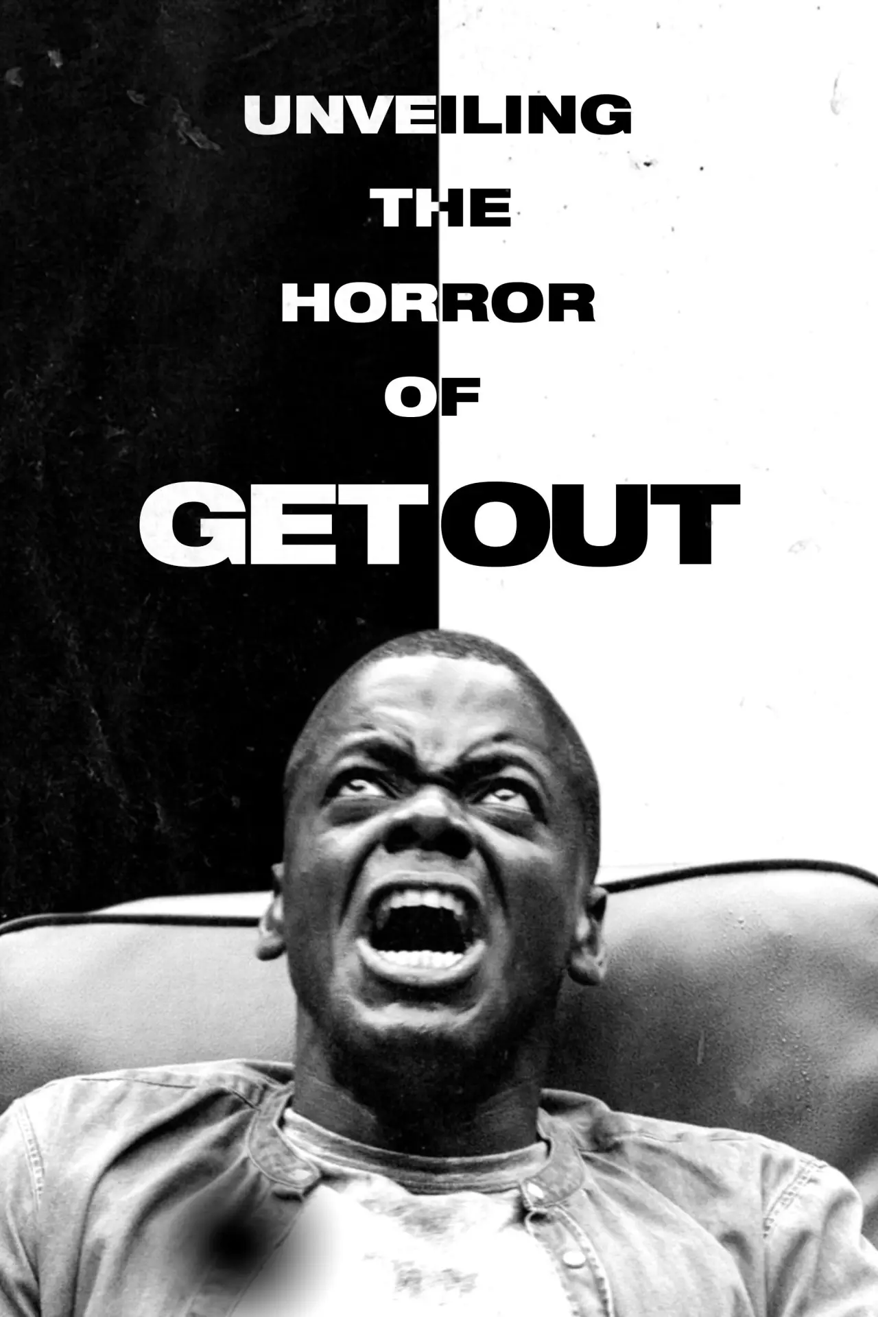 Plakat filmowy "Unveiling the Horror of Get Out"