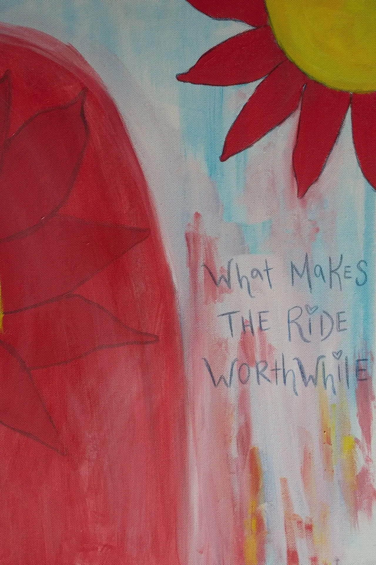 Plakat filmowy "What Makes the Ride Worthwhile"