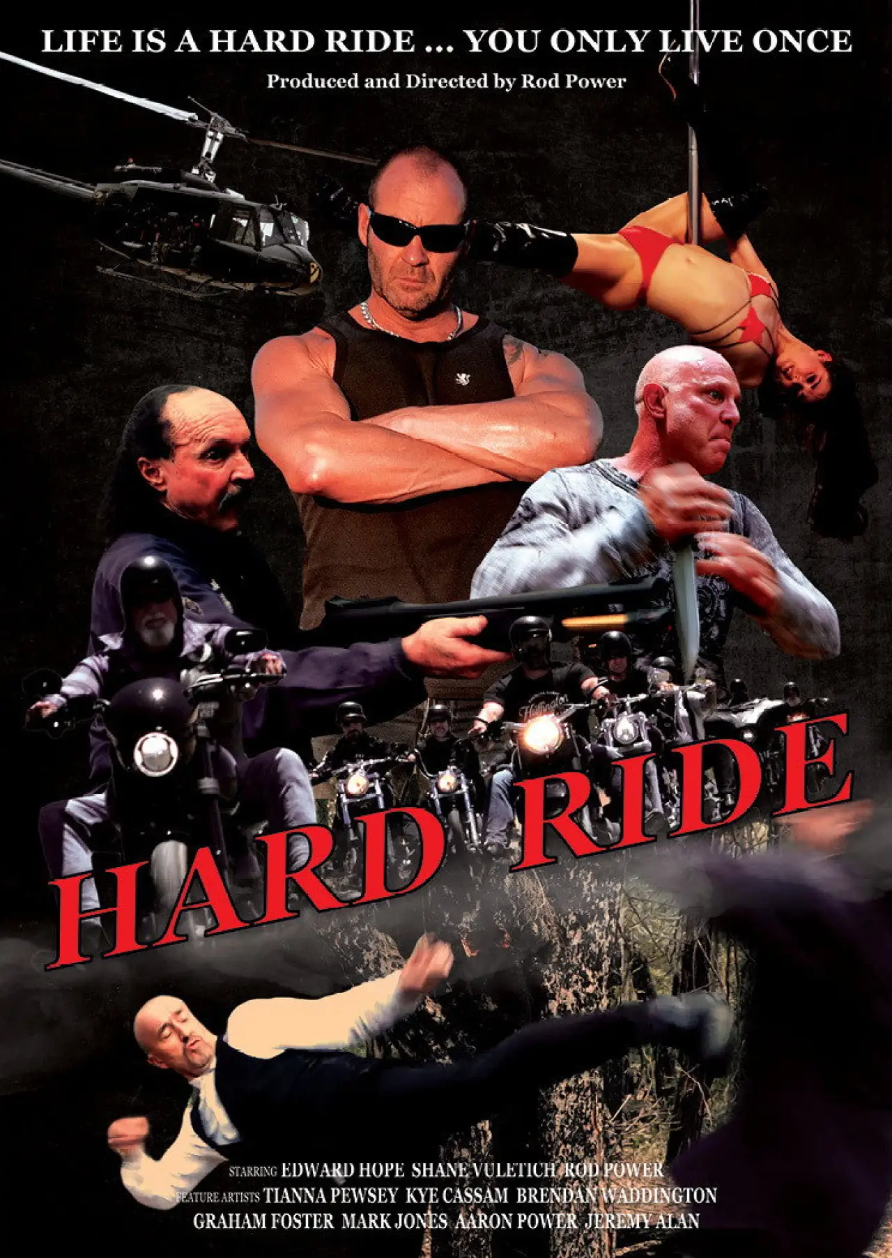Plakat filmowy "Hard Ride"