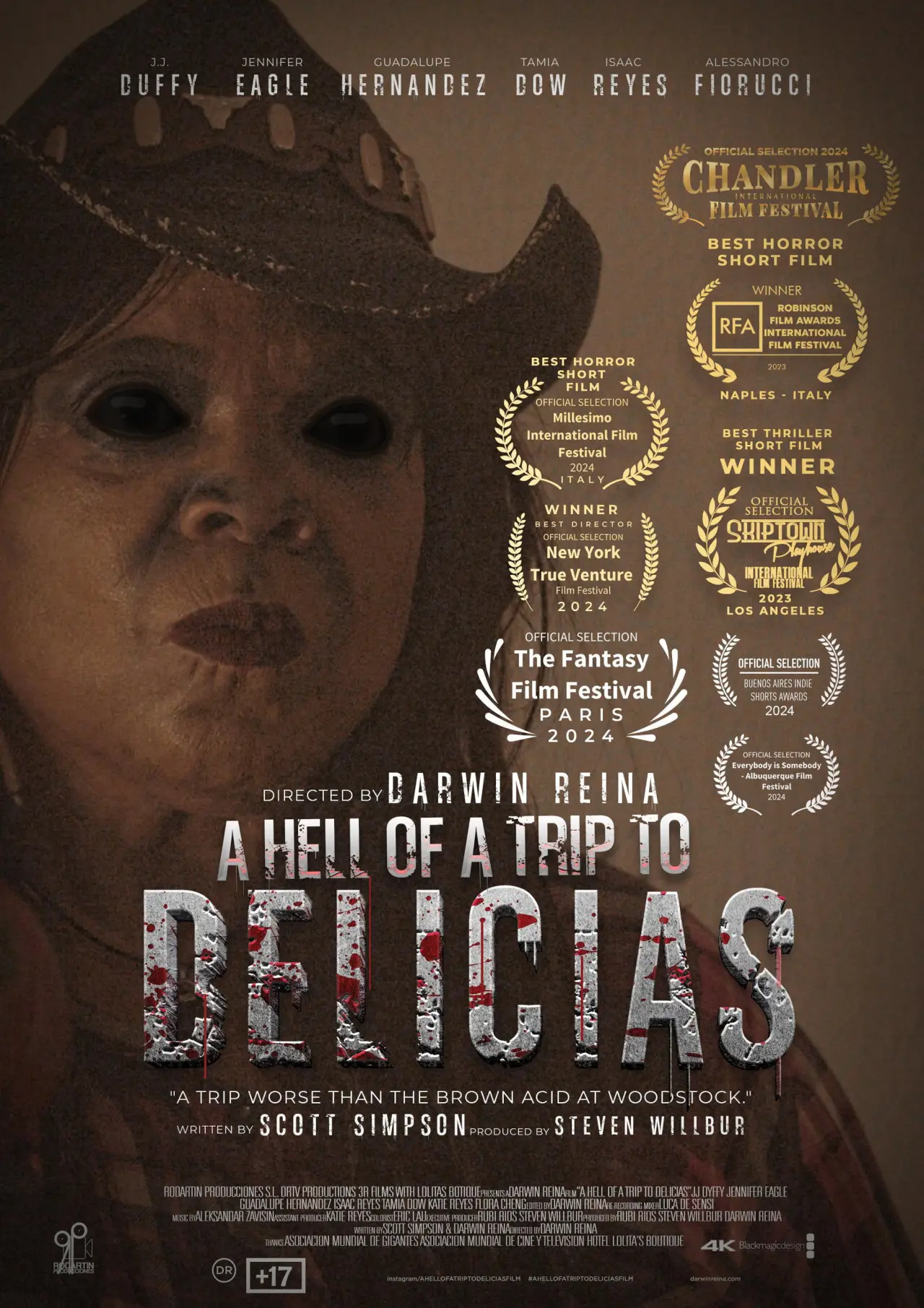 Plakat filmowy "A Hell of a Trip to Delicias"