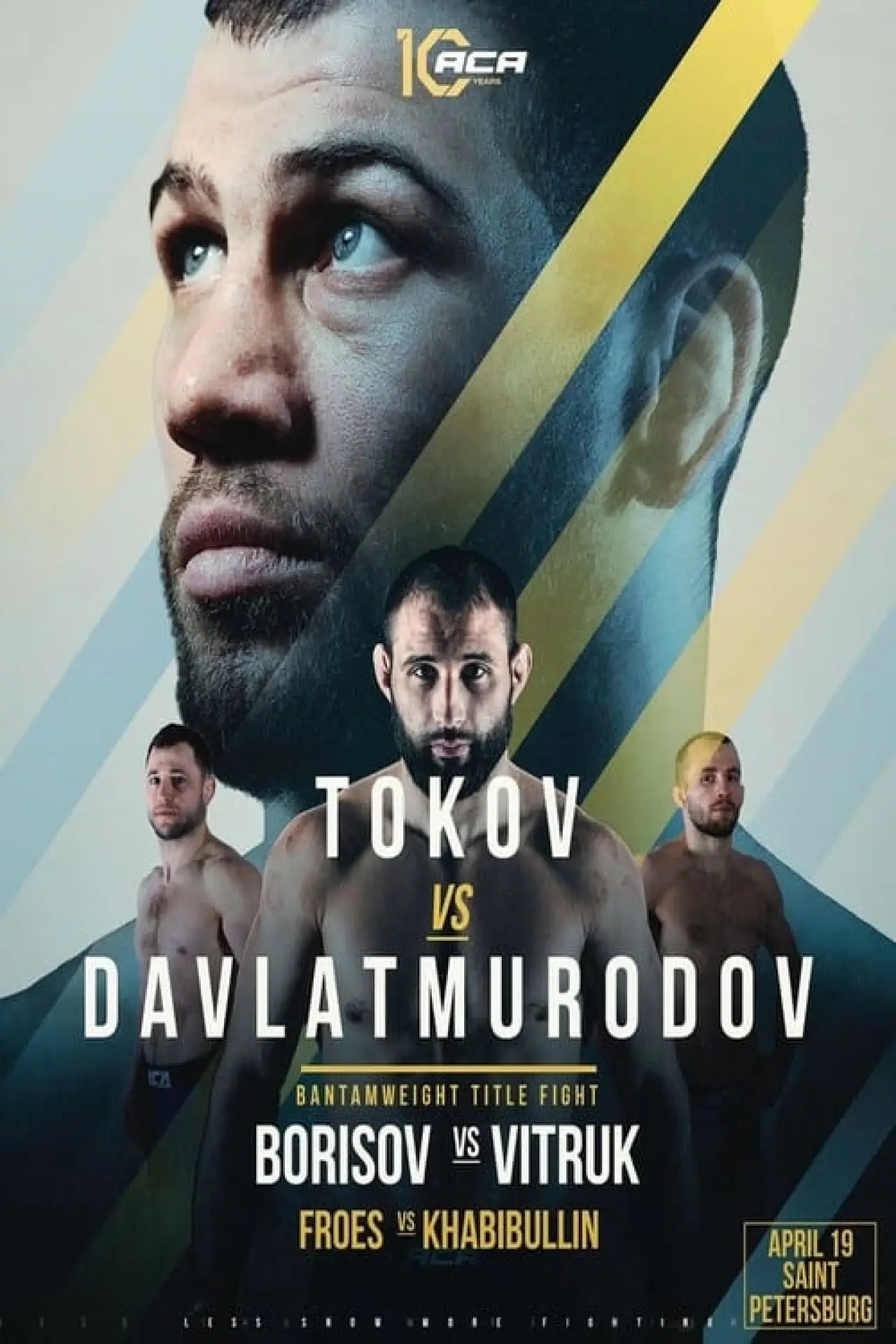 Plakat filmowy "ACA 174: Borisov vs. Vitruk"