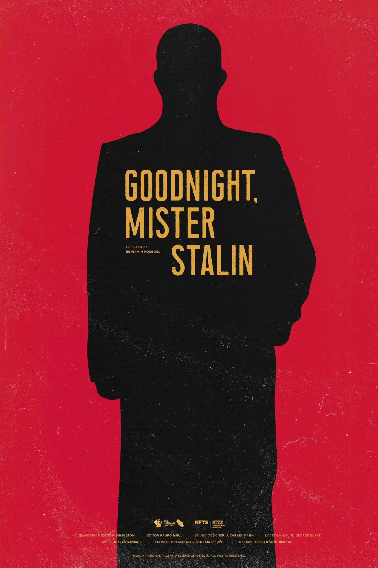 Plakat filmowy "Goodnight, Mister Stalin"