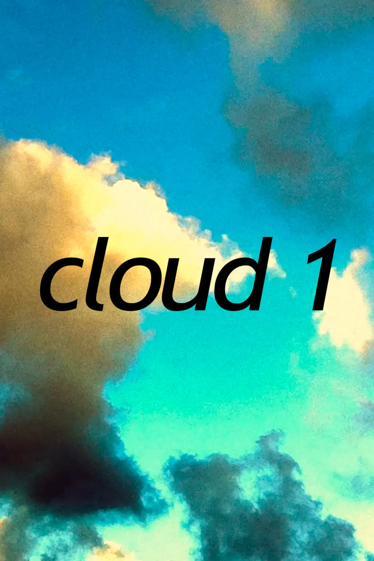 Plakat filmowy "cloud 1"