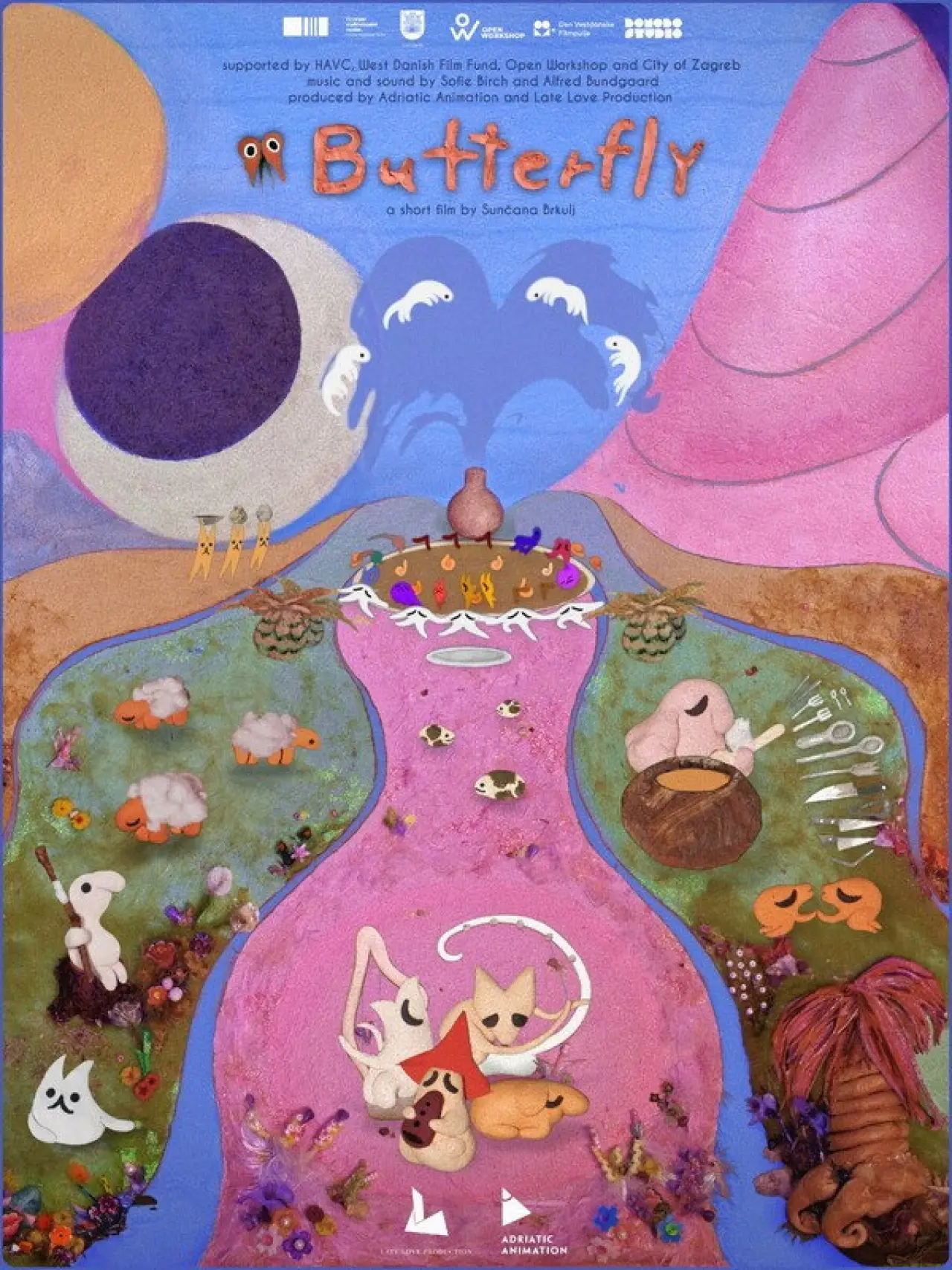 Plakat filmowy "Leptir"