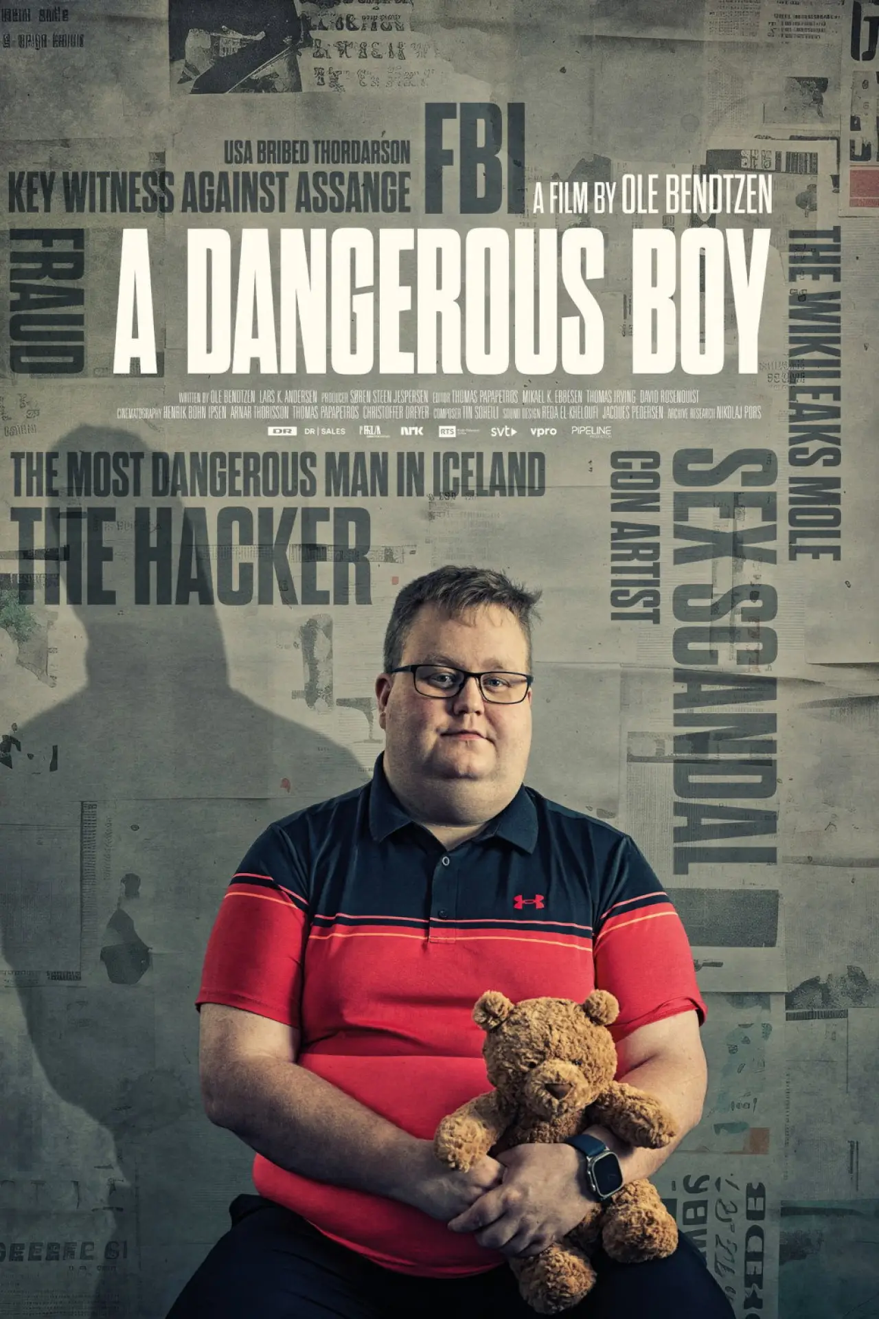 Plakat filmowy "Siggi - drengen der blev FBI-spion"