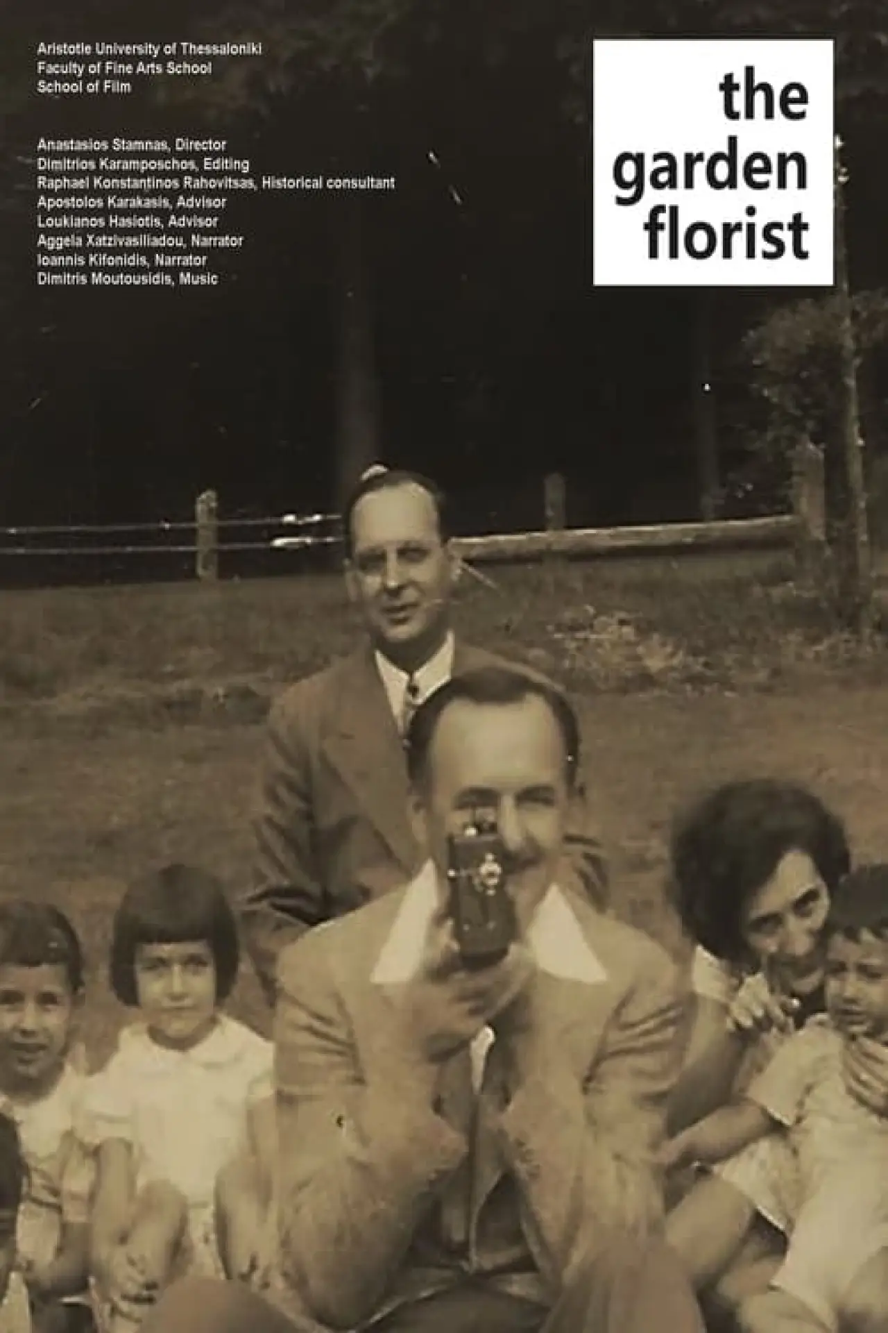 Plakat filmowy "The garden florist"