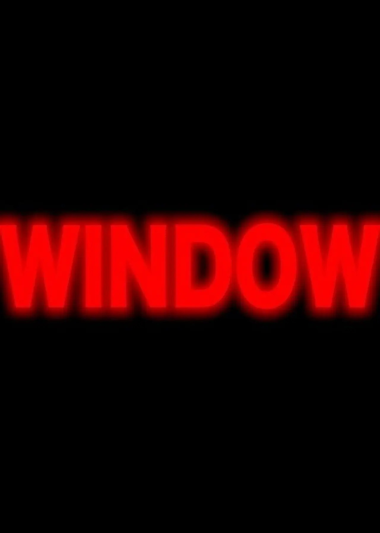 Plakat filmowy "Window"
