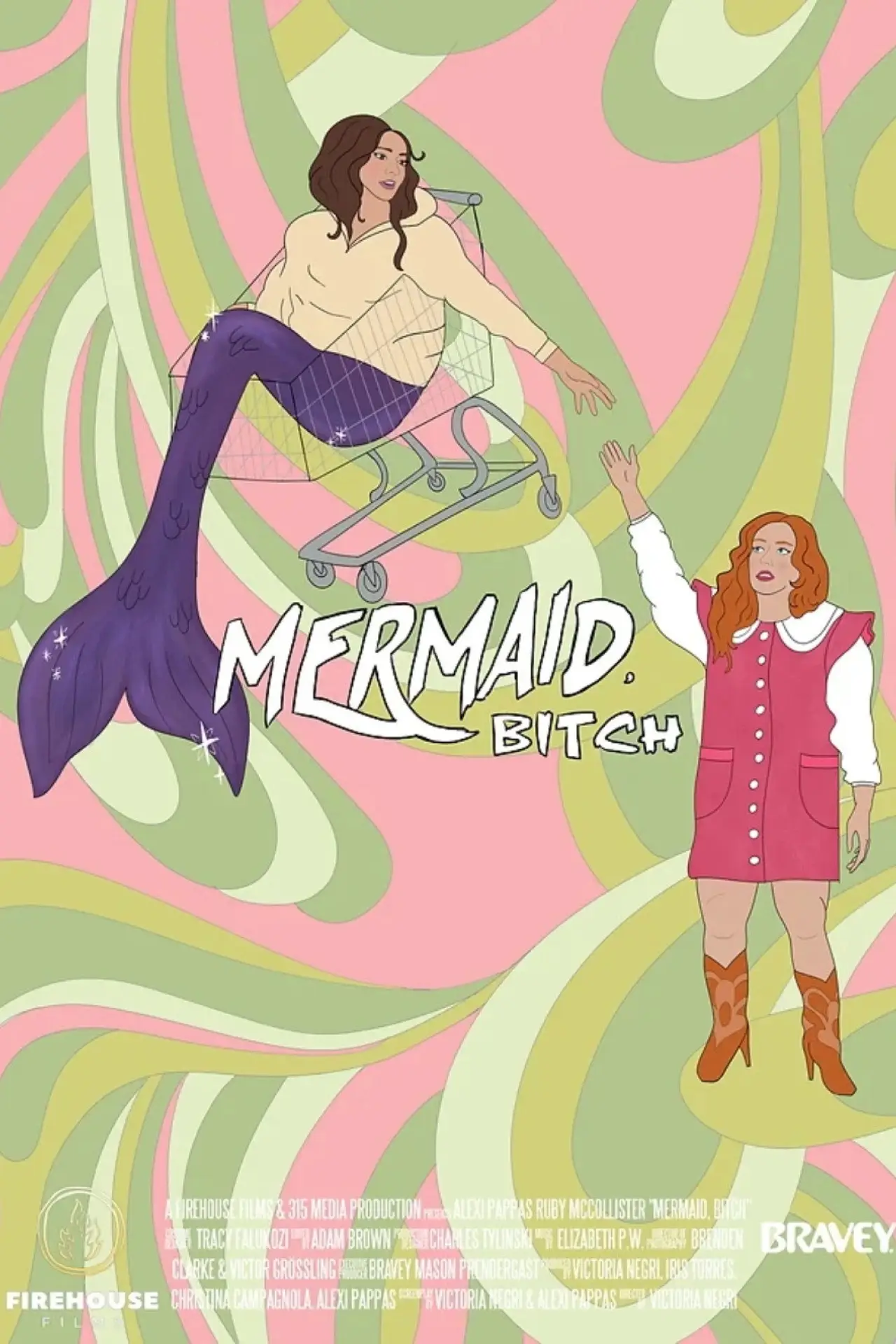 Plakat filmowy "Mermaid, Bitch"