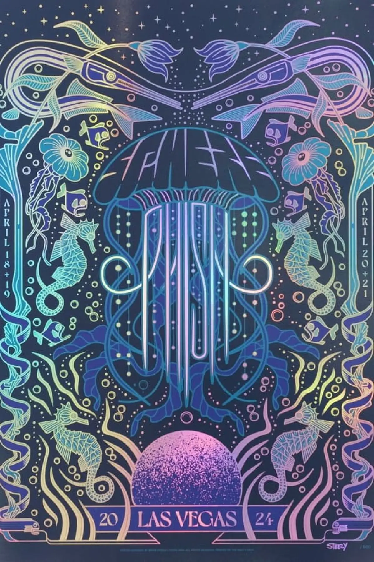 Plakat filmowy "PHISH: 2024-04-20 SPHERE LAS VEGAS, NV"