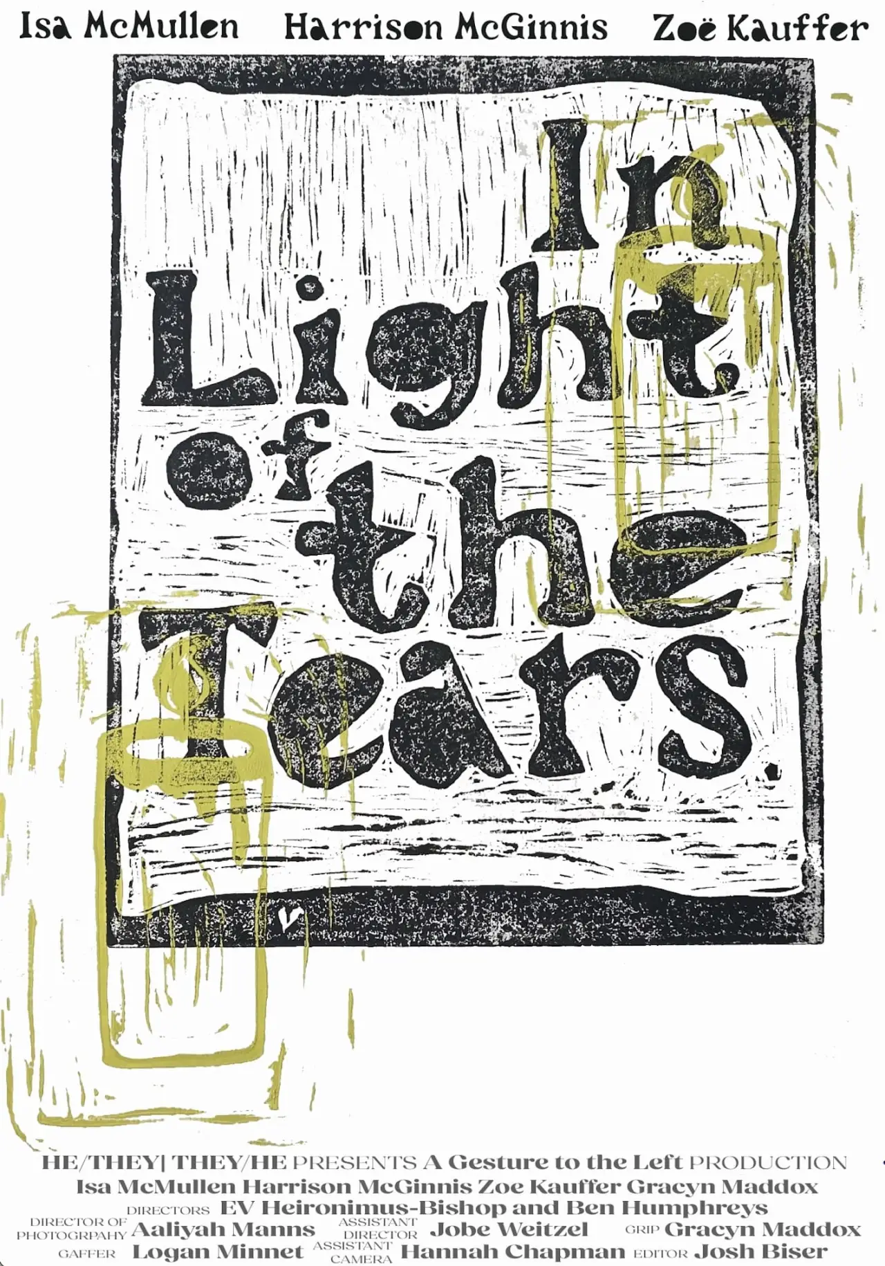Plakat filmowy "In Light of the Tears"