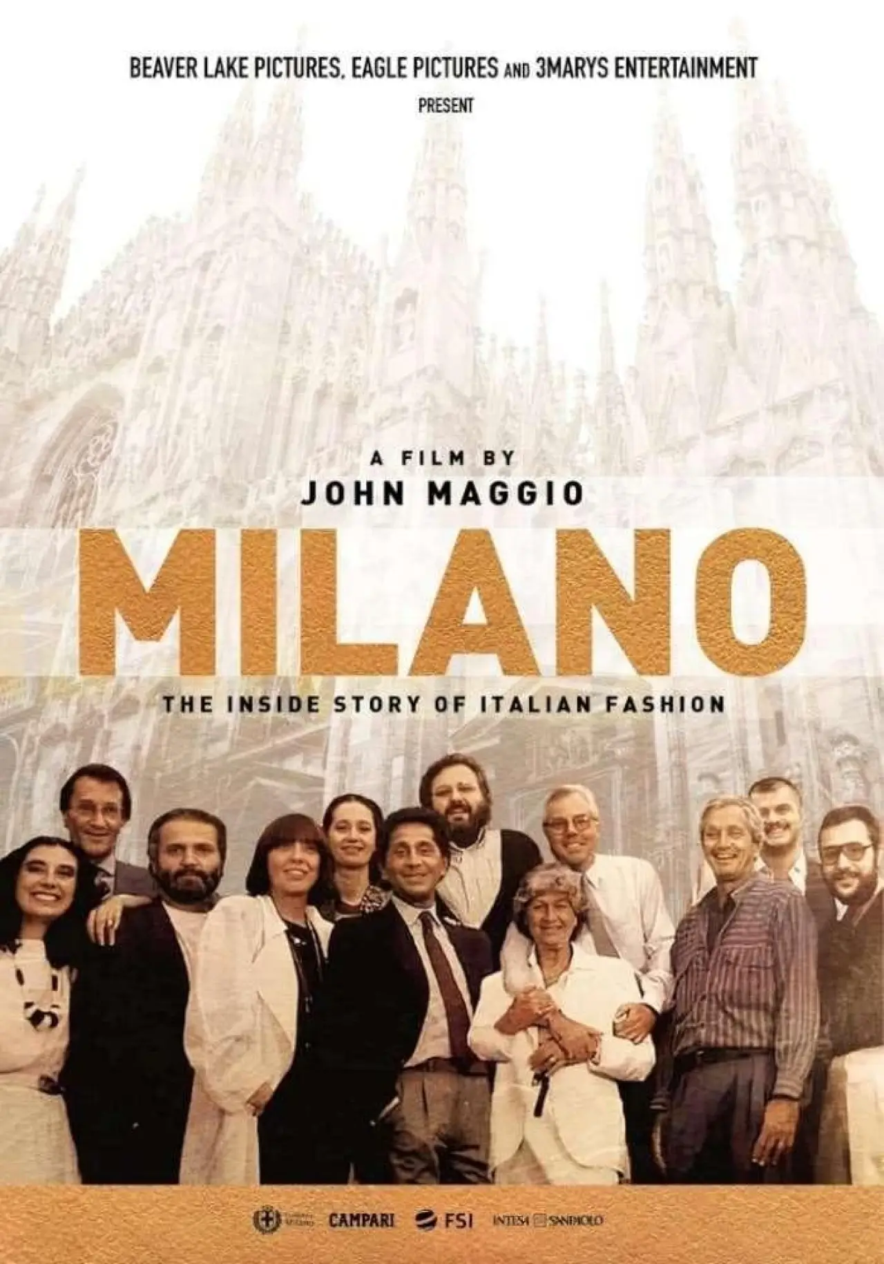 Plakat filmowy "Milano: The Inside Story of Italian Fashion"