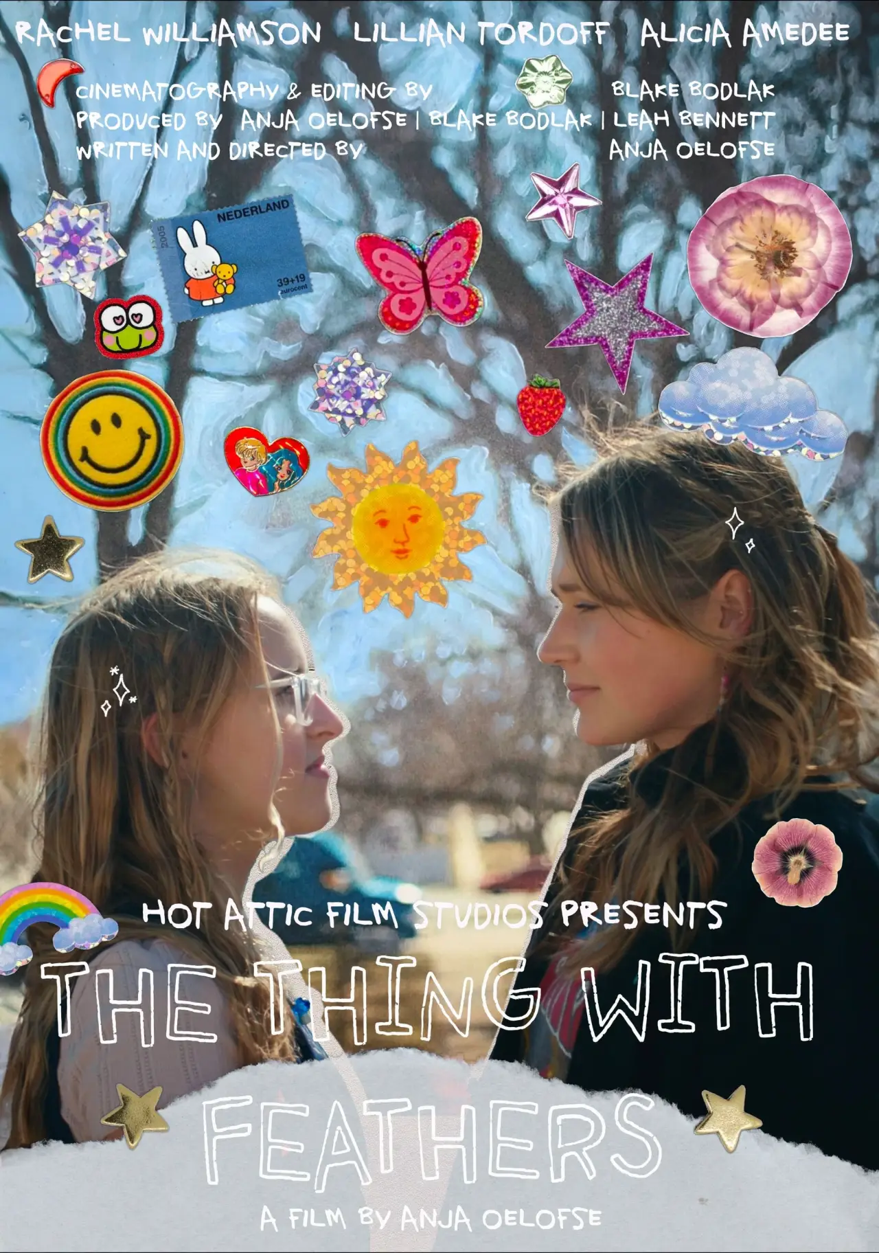 Plakat filmowy "The Thing With Feathers"