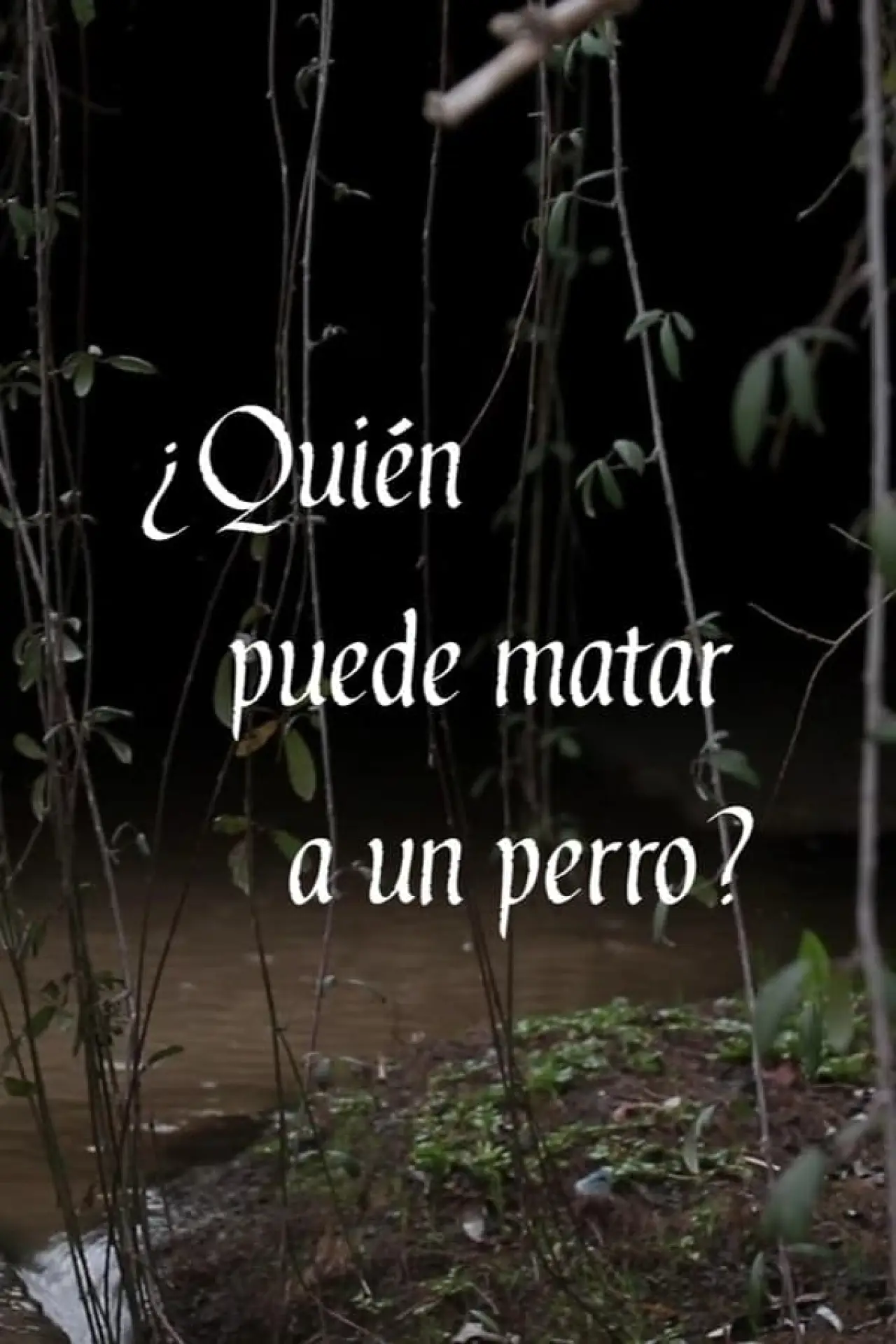 Plakat filmowy "¿Quién puede matar a un perro?"