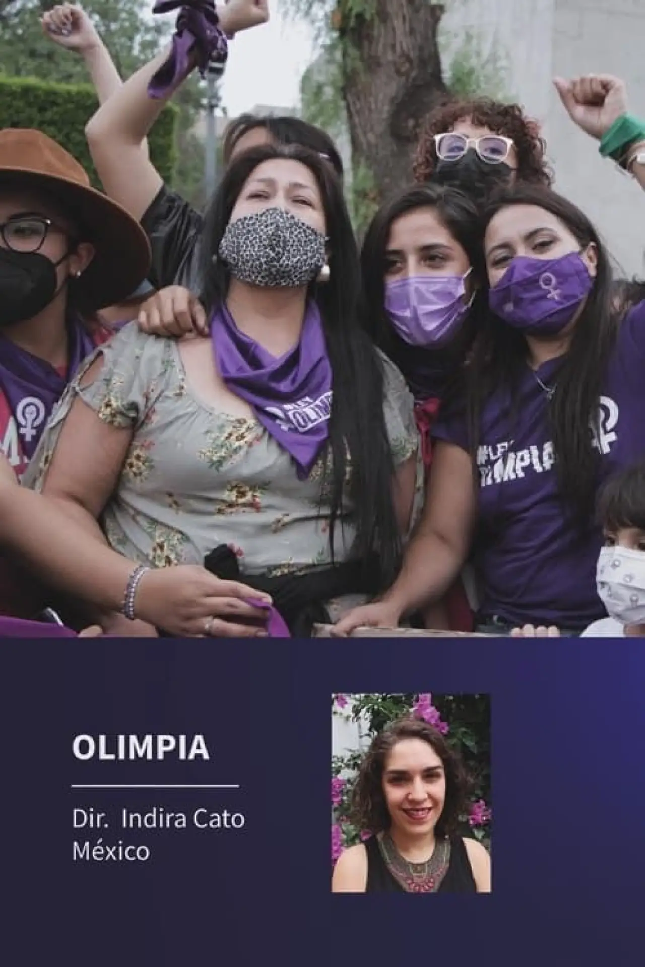 Plakat filmowy "Llamarse Olimpia"
