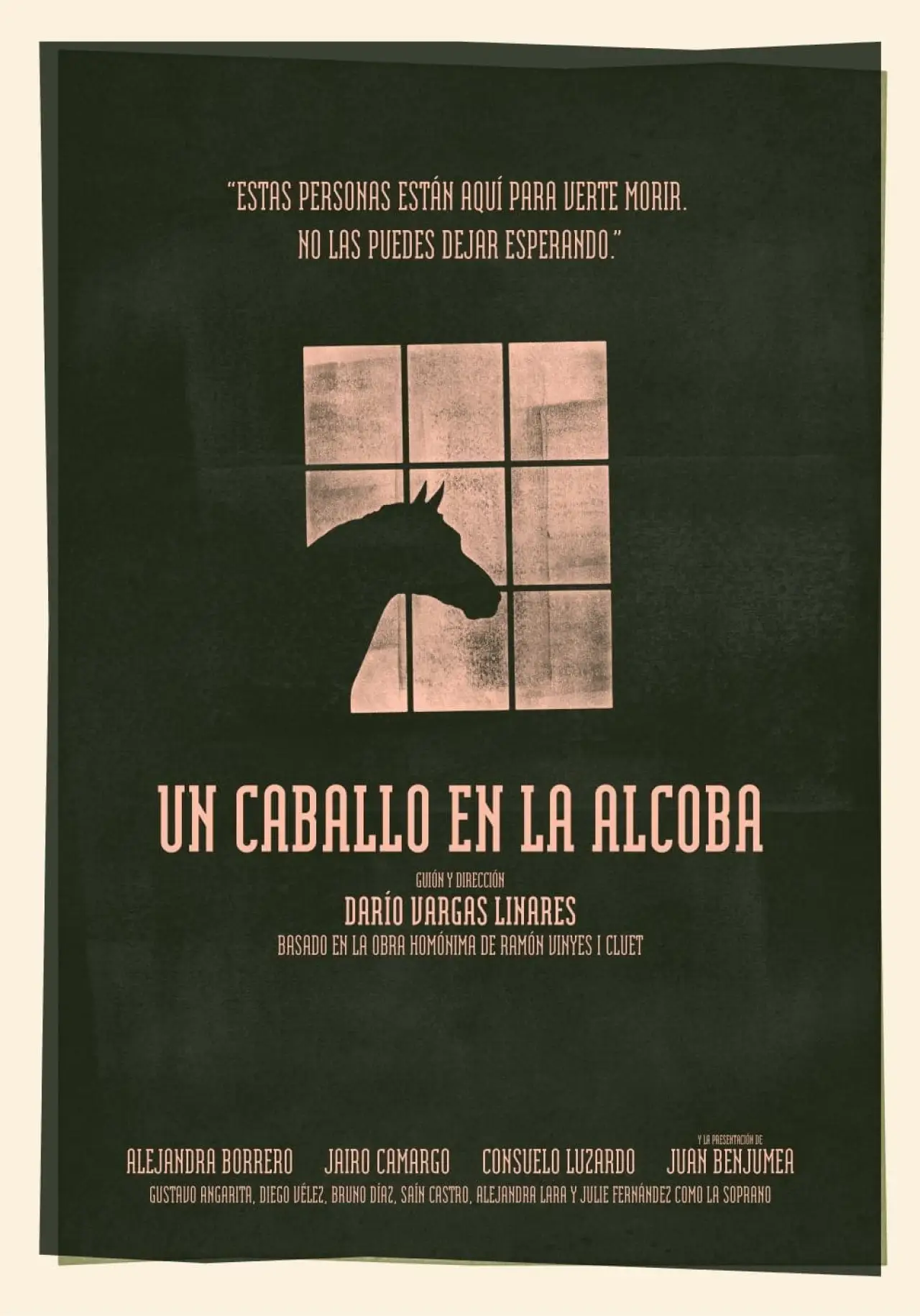 Plakat filmowy "Un caballo en la alcoba"