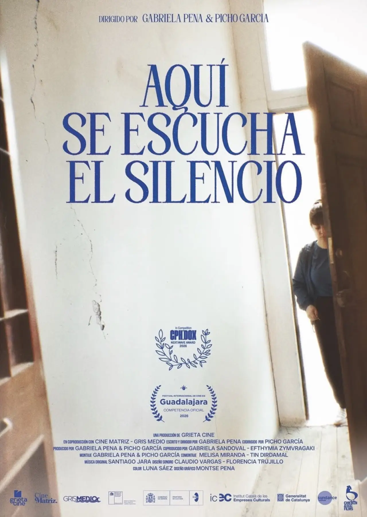 Plakat filmowy "Aquí se escucha el silencio"