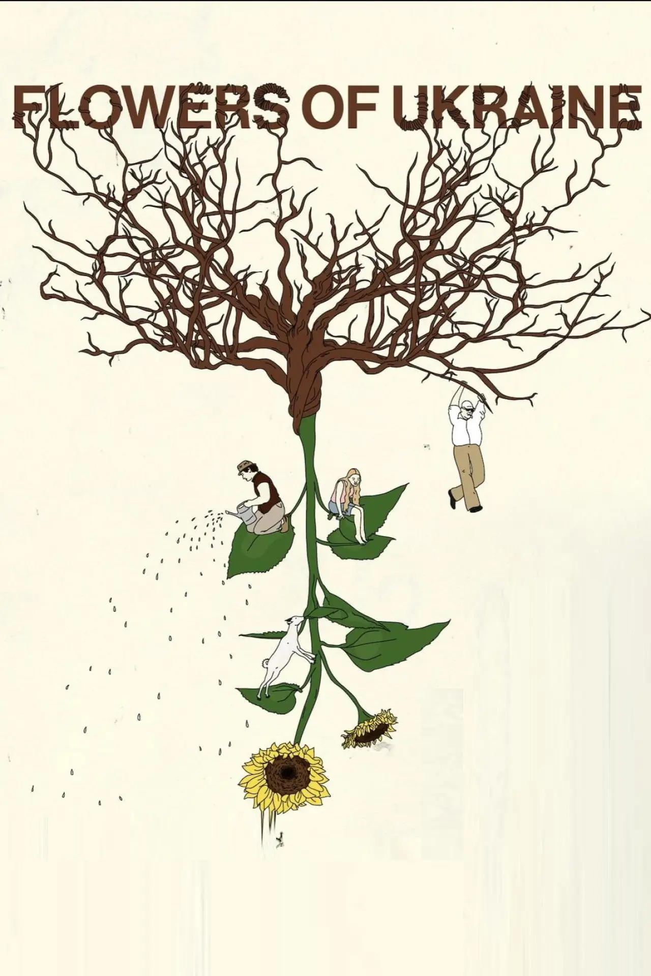 Plakat filmowy "Kwiaty Ukrainy"