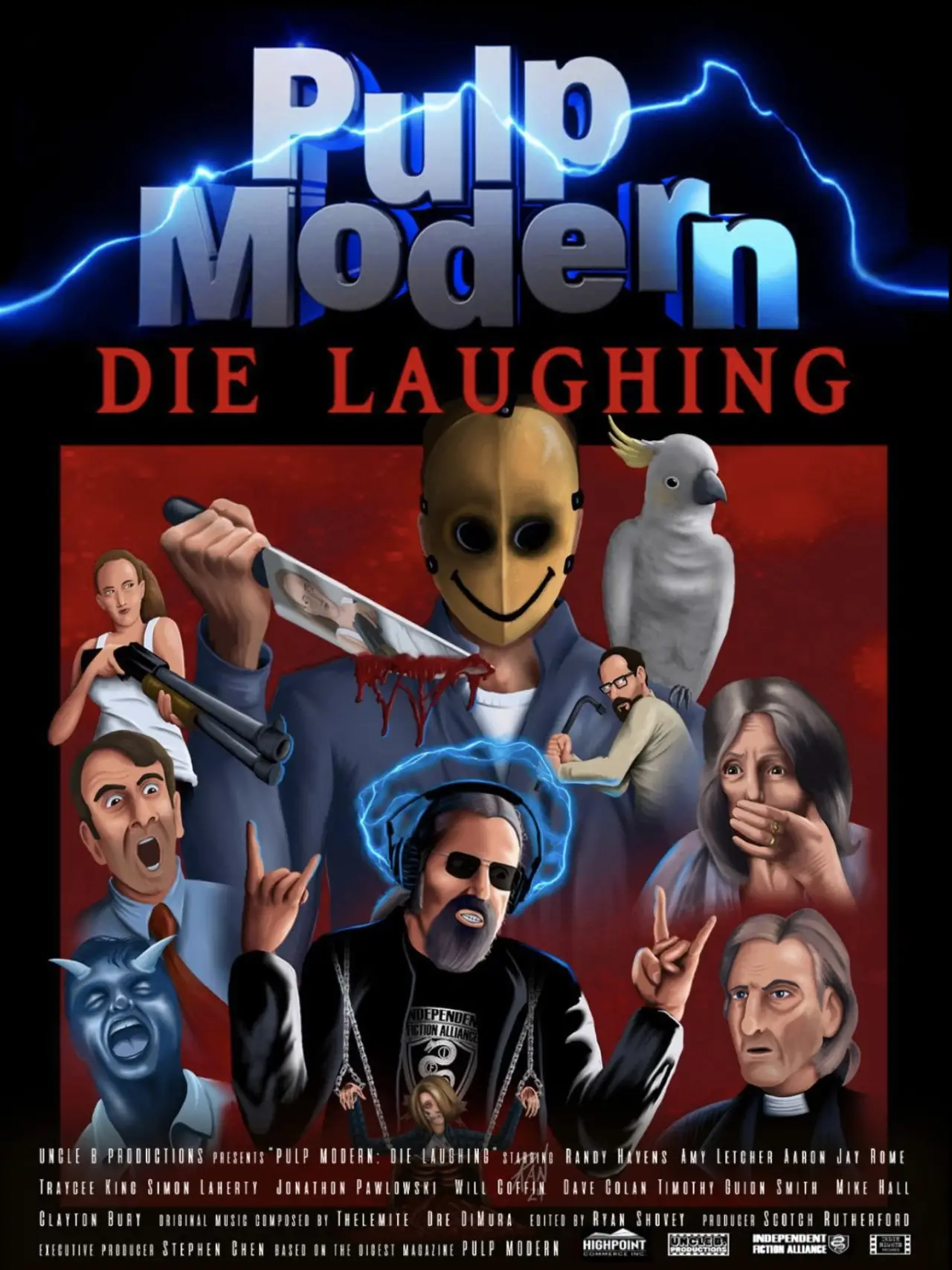 Plakat filmowy "Pulp Modern: Die Laughing"