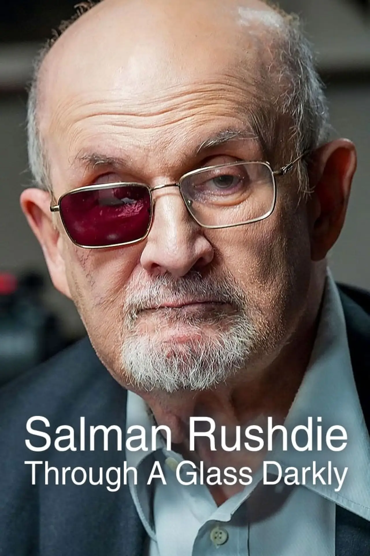 Plakat filmowy "Salman Rushdie: Through a Glass Darkly"