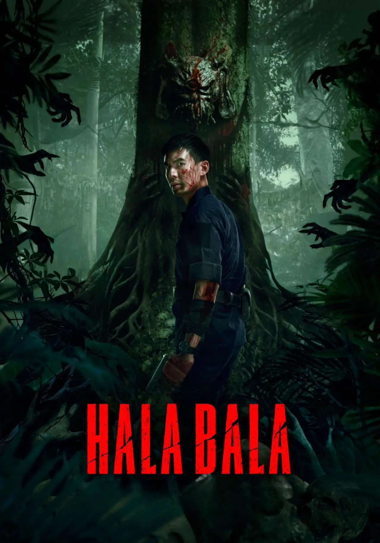 Plakat filmowy "ฮาลาบาลา ป่าจิตหลุด"