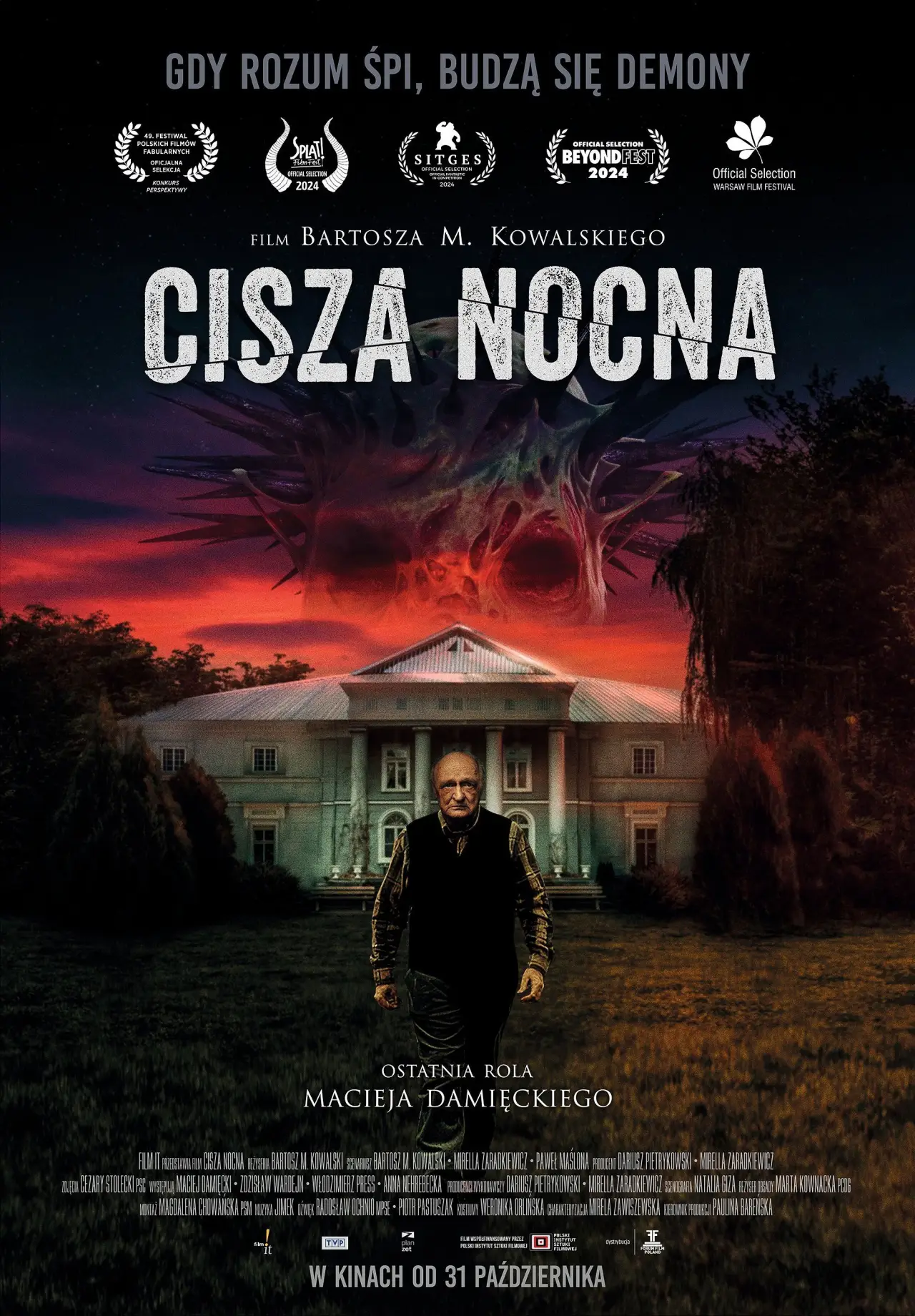Plakat filmowy "Cisza nocna"