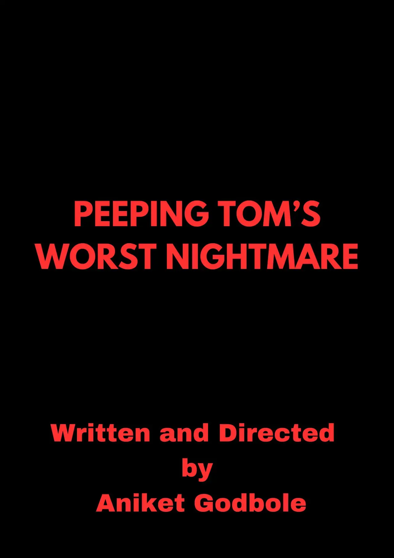 Plakat filmowy "Peeping Tom
