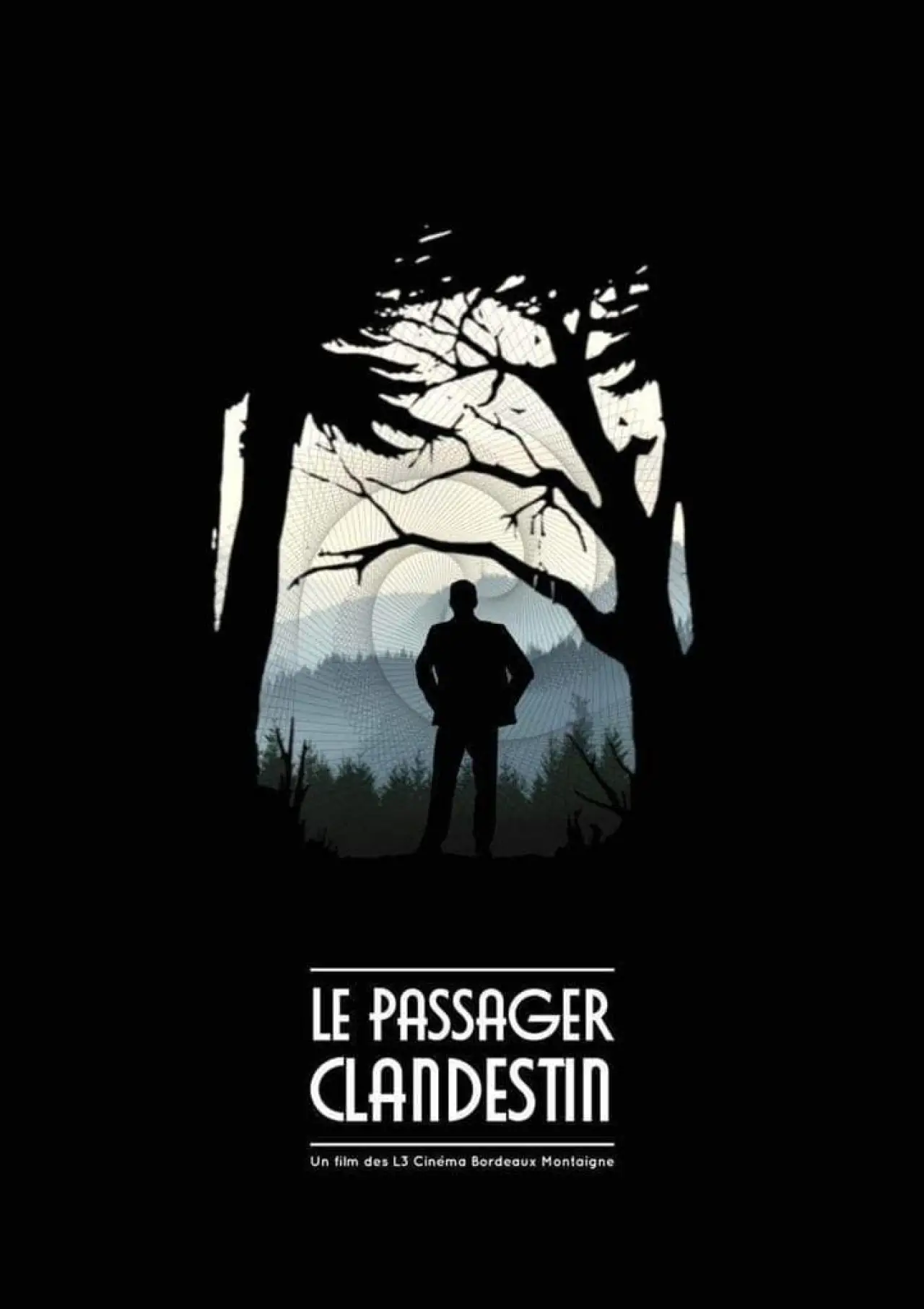 Plakat filmowy "Le Passager Clandestin"