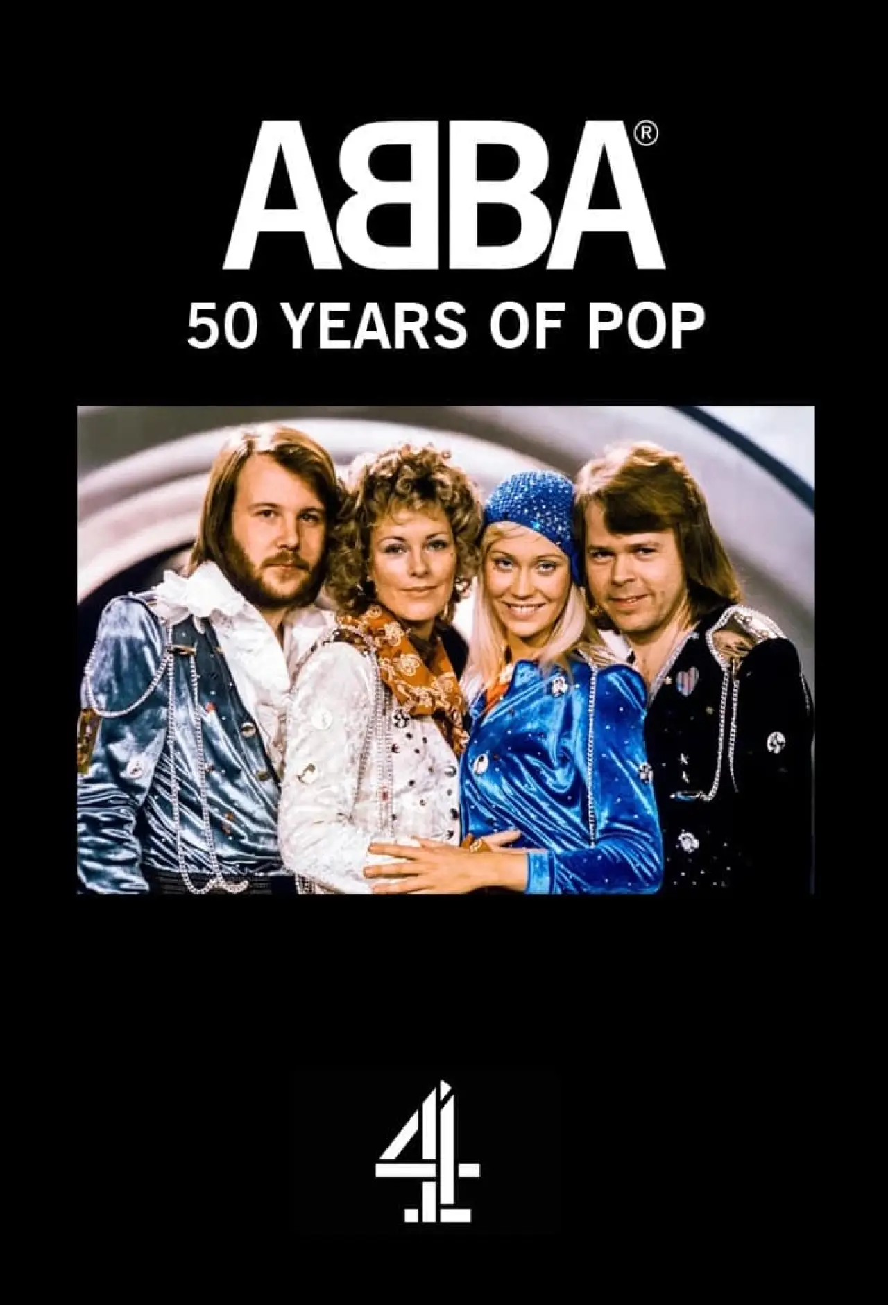 Plakat filmowy "ABBA: 50 Years of Pop"