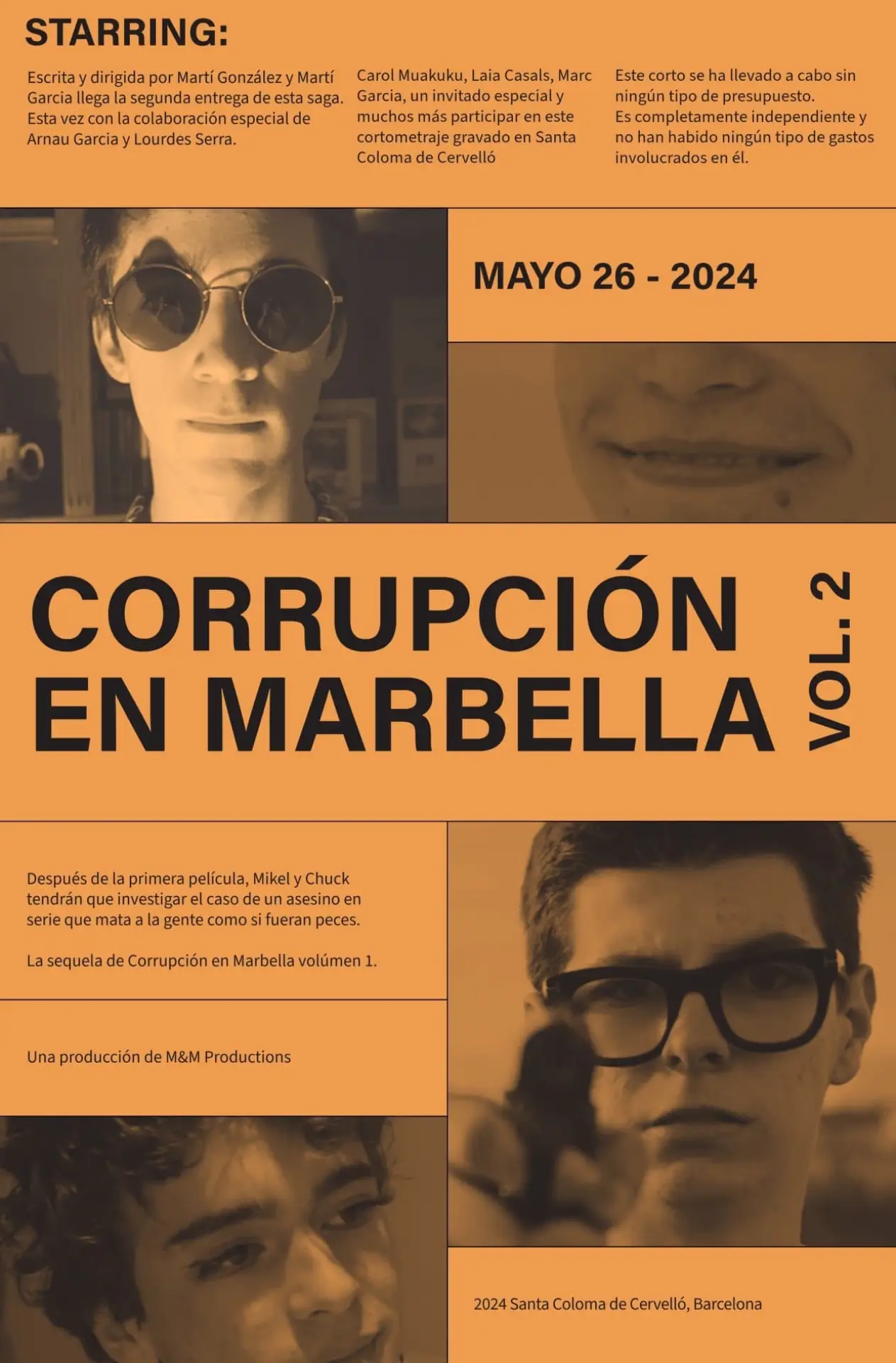 Plakat filmowy "Corrupción en Marbella Vol.2"