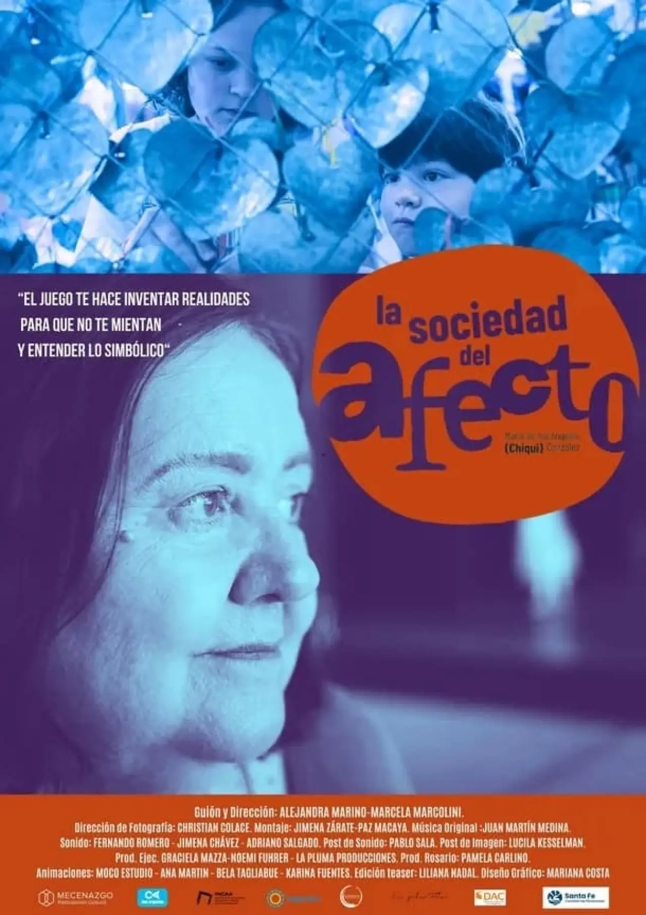 Plakat filmowy "La sociedad del afecto"