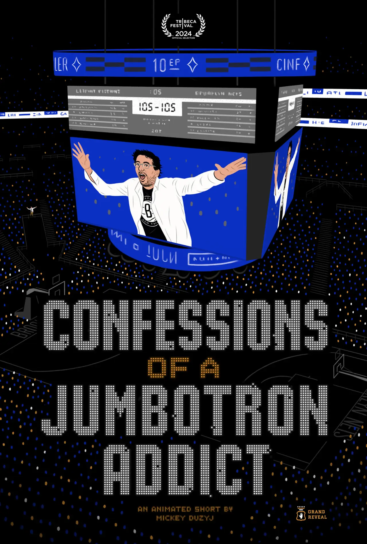 Plakat filmowy "Confessions of a Jumbotron Addict"