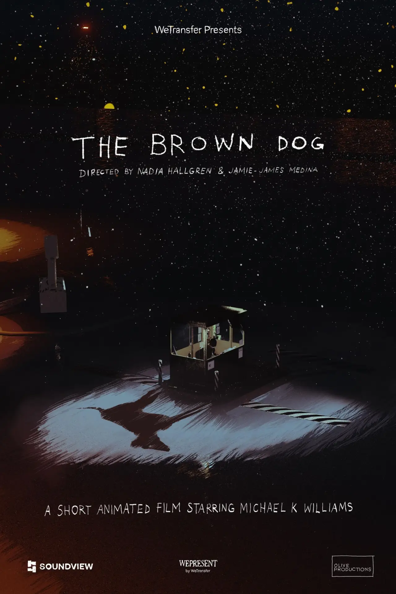 Plakat filmowy "The Brown Dog"
